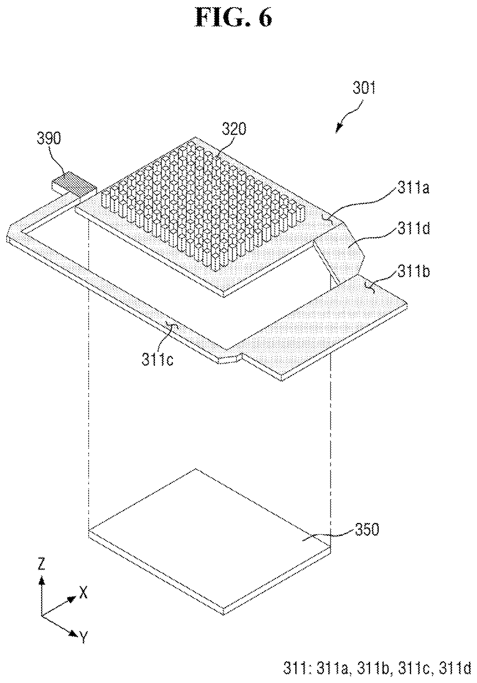 Patent US12324342 Figure 6 – Display device acquiring fingerprint pattern and touch pressure information using a single structure