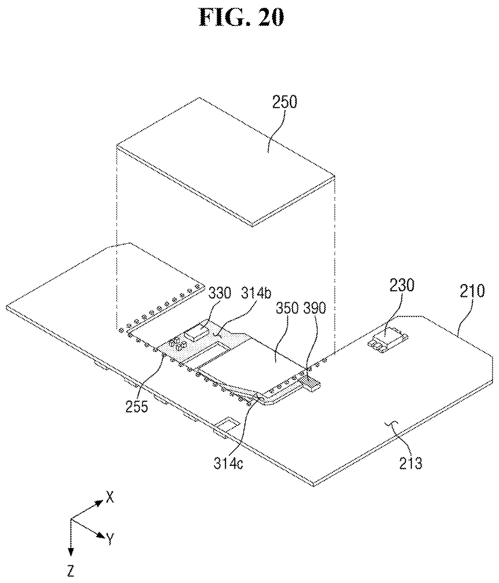 Patent US12324342 Figure 20 – Display device acquiring fingerprint pattern and touch pressure information using a single structure