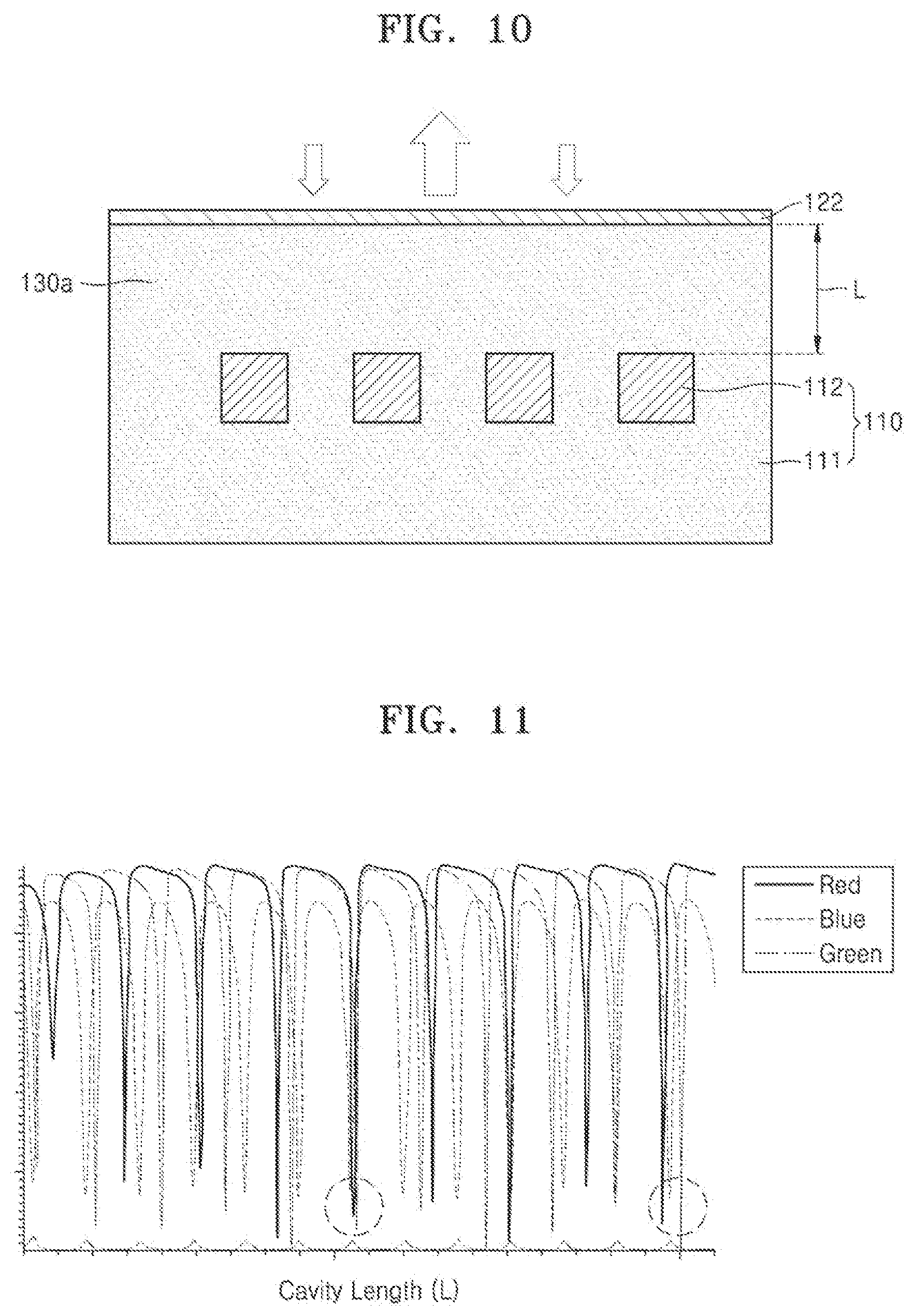Patent US12324344 Figure 8 – Light-emitting device including nanostructures and display apparatus including the same