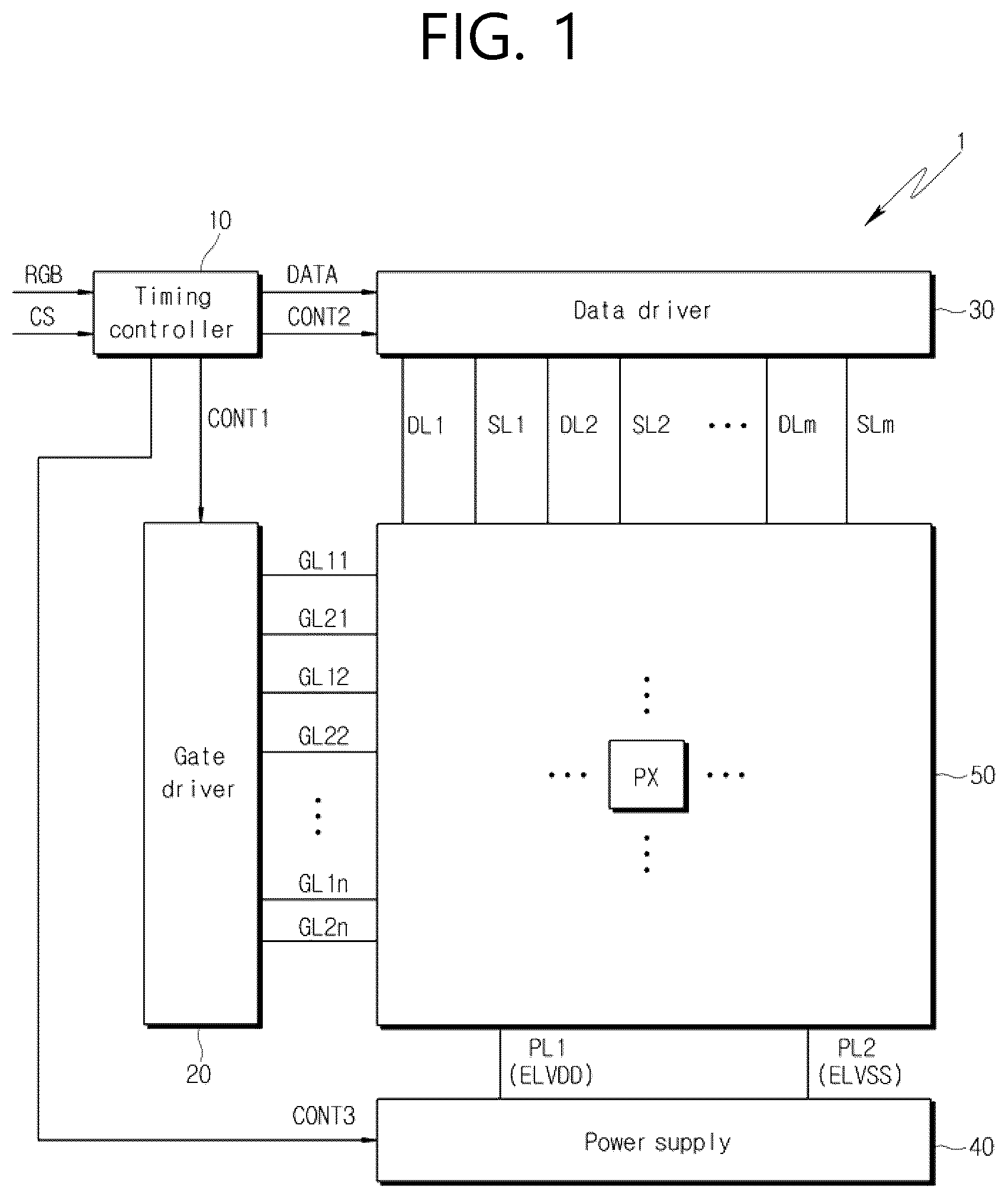Patent US12324346 Figure 1 – Display device configured to prevent propagation of cracks, and method of repairing same