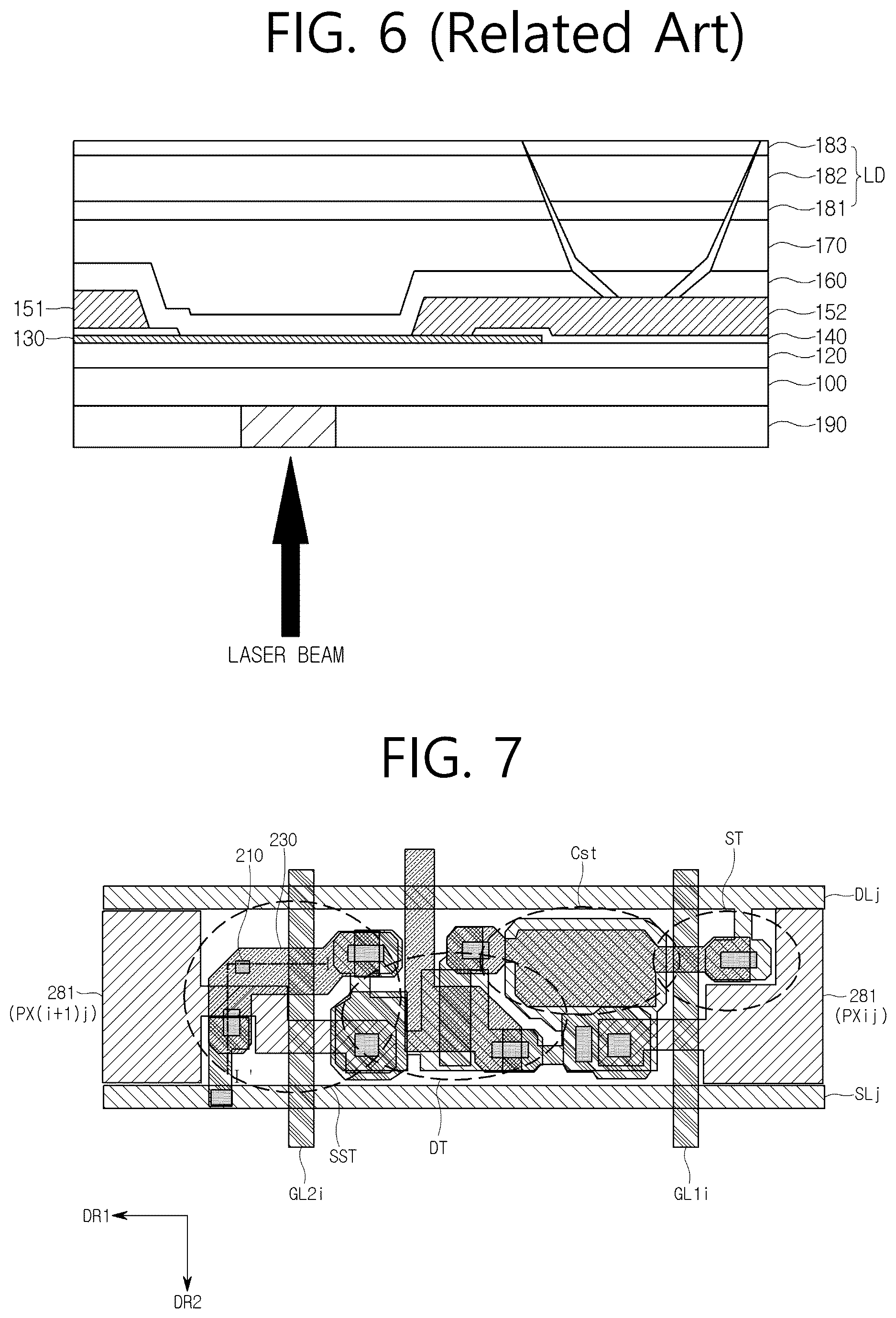 Patent US12324346 Figure 5 – Display device configured to prevent propagation of cracks, and method of repairing same