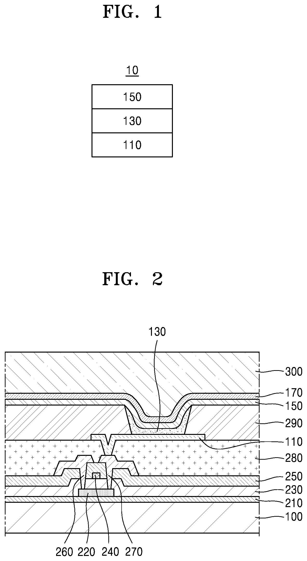 Patent US12324350 Figure 1 – Light-emitting device and electronic apparatus including the same