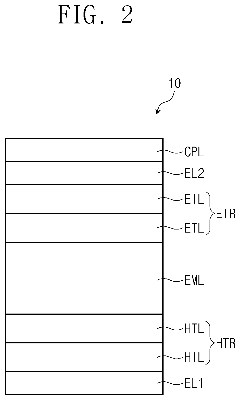 Patent US12324351 Figure 2 – Organic electroluminescence device and compound for organic electroluminescence device