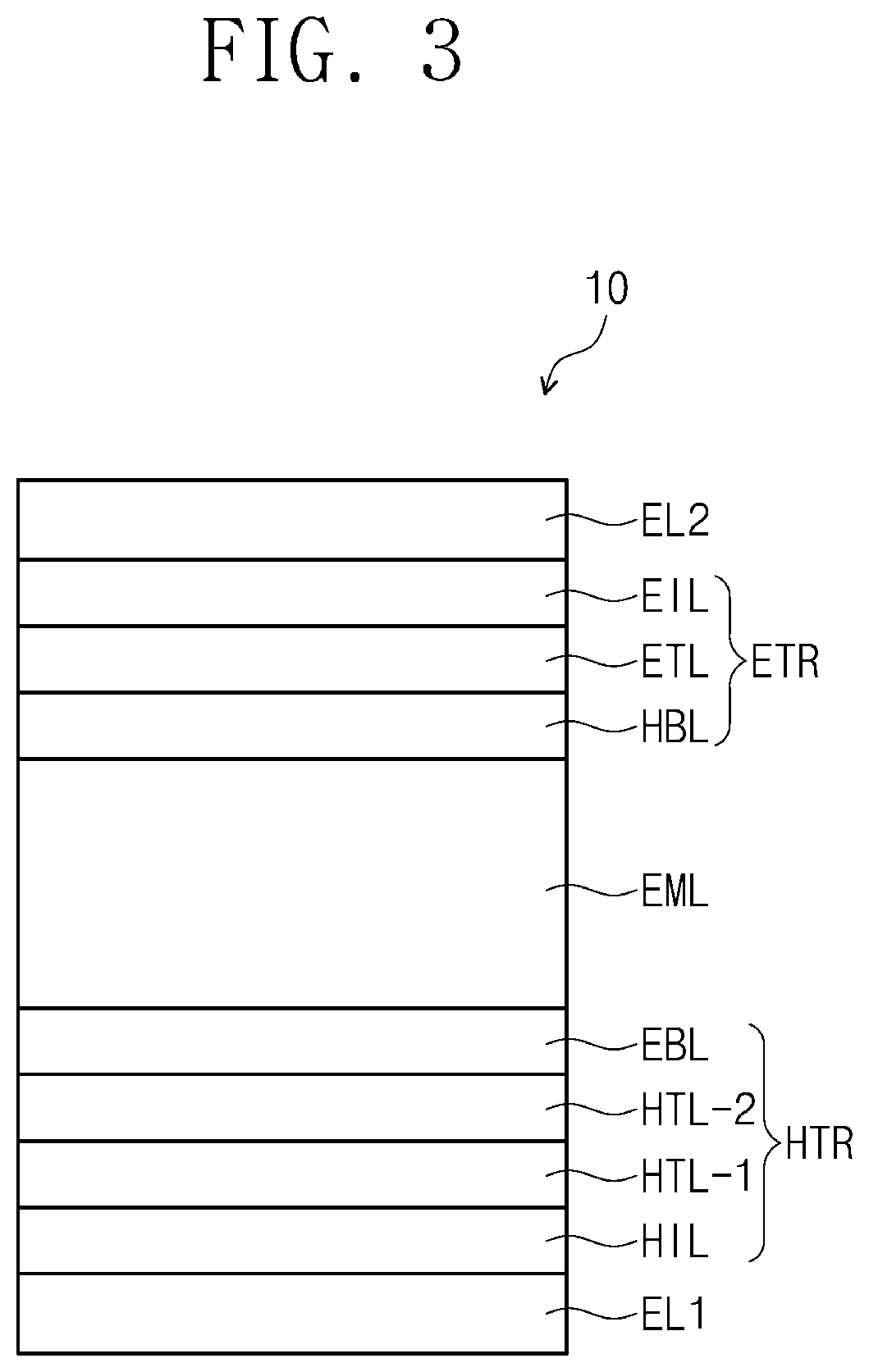 Patent US12324351 Figure 3 – Organic electroluminescence device and compound for organic electroluminescence device