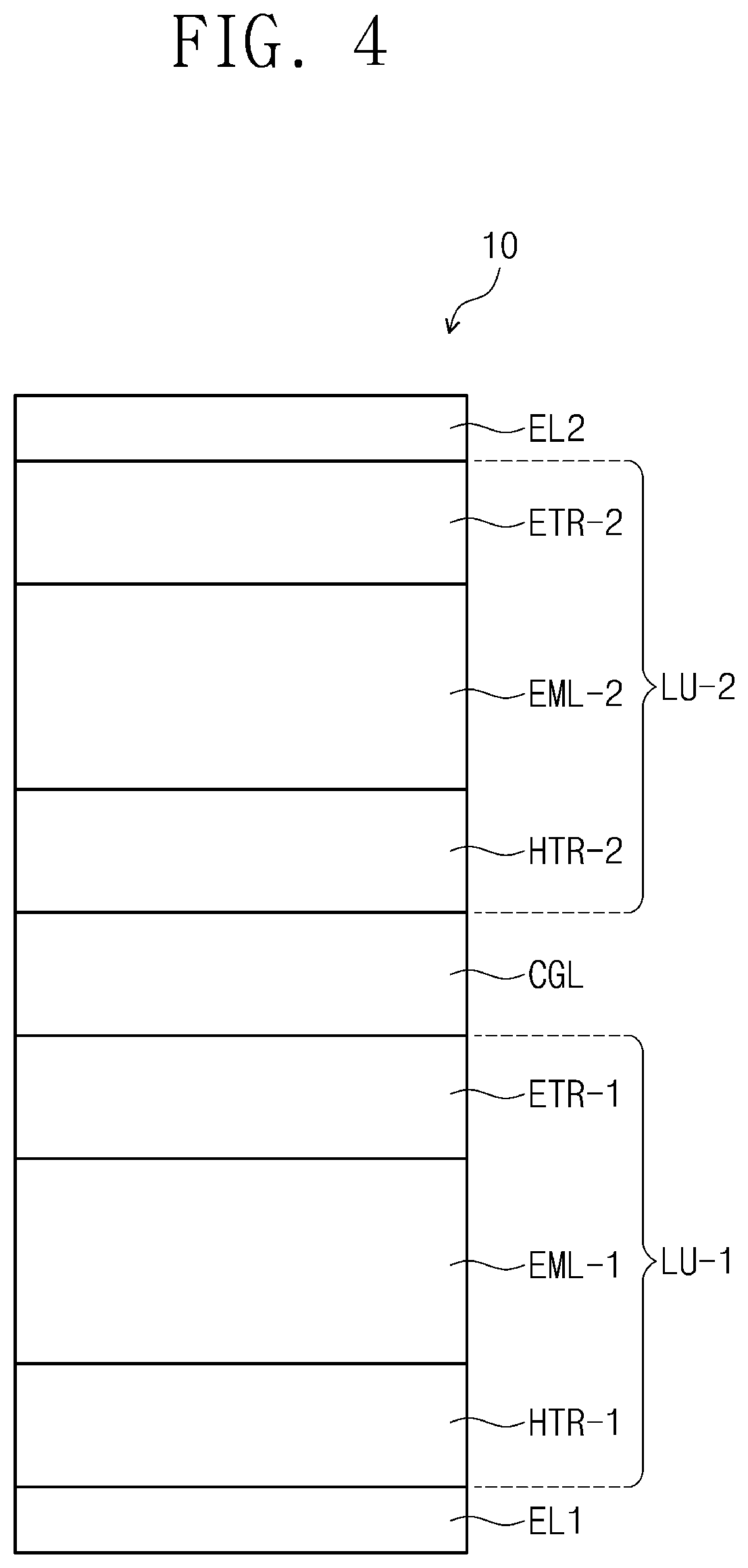 Patent US12324351 Figure 4 – Organic electroluminescence device and compound for organic electroluminescence device