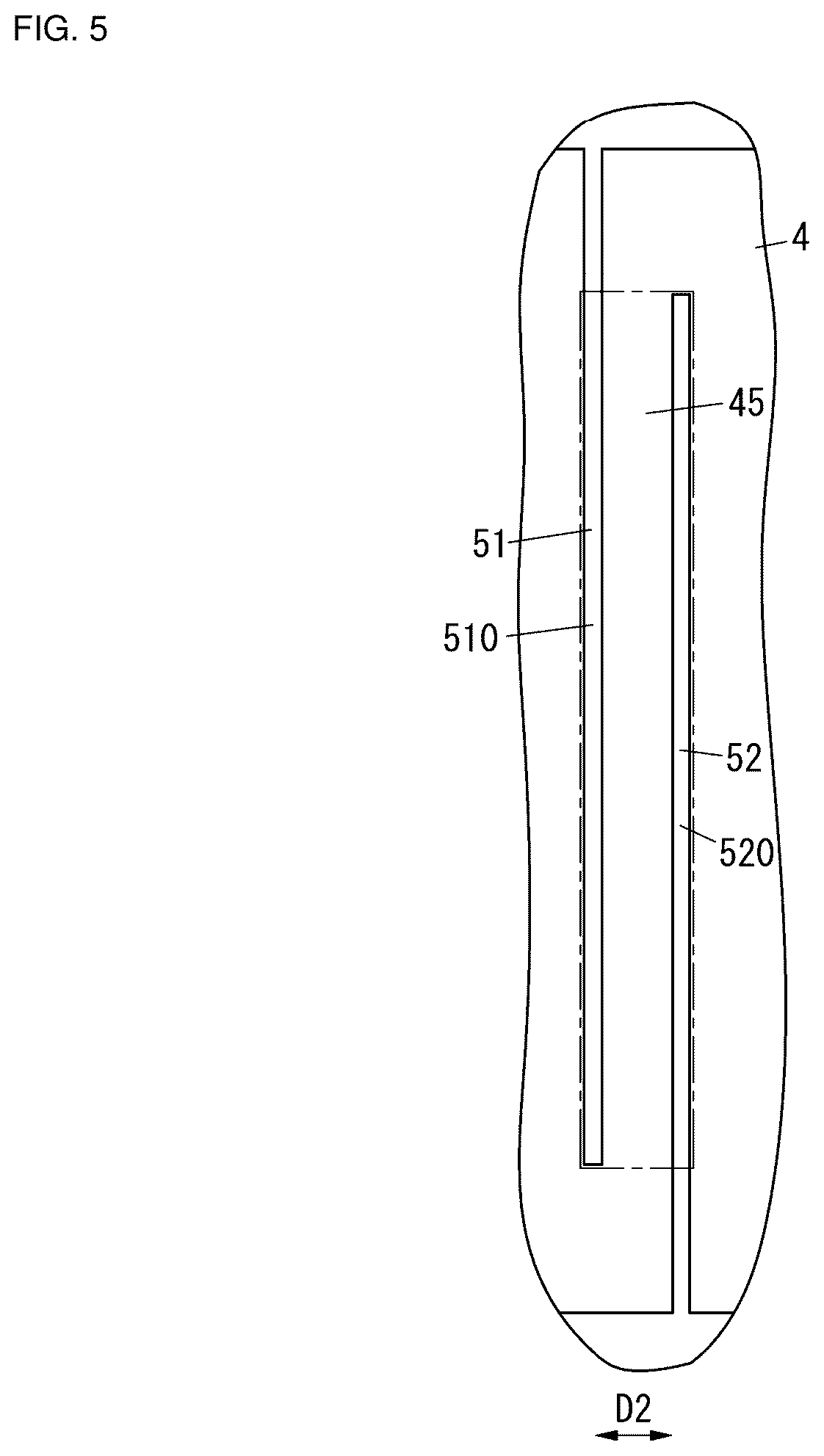 Patent US12324355 Figure 5 – Acoustic wave device