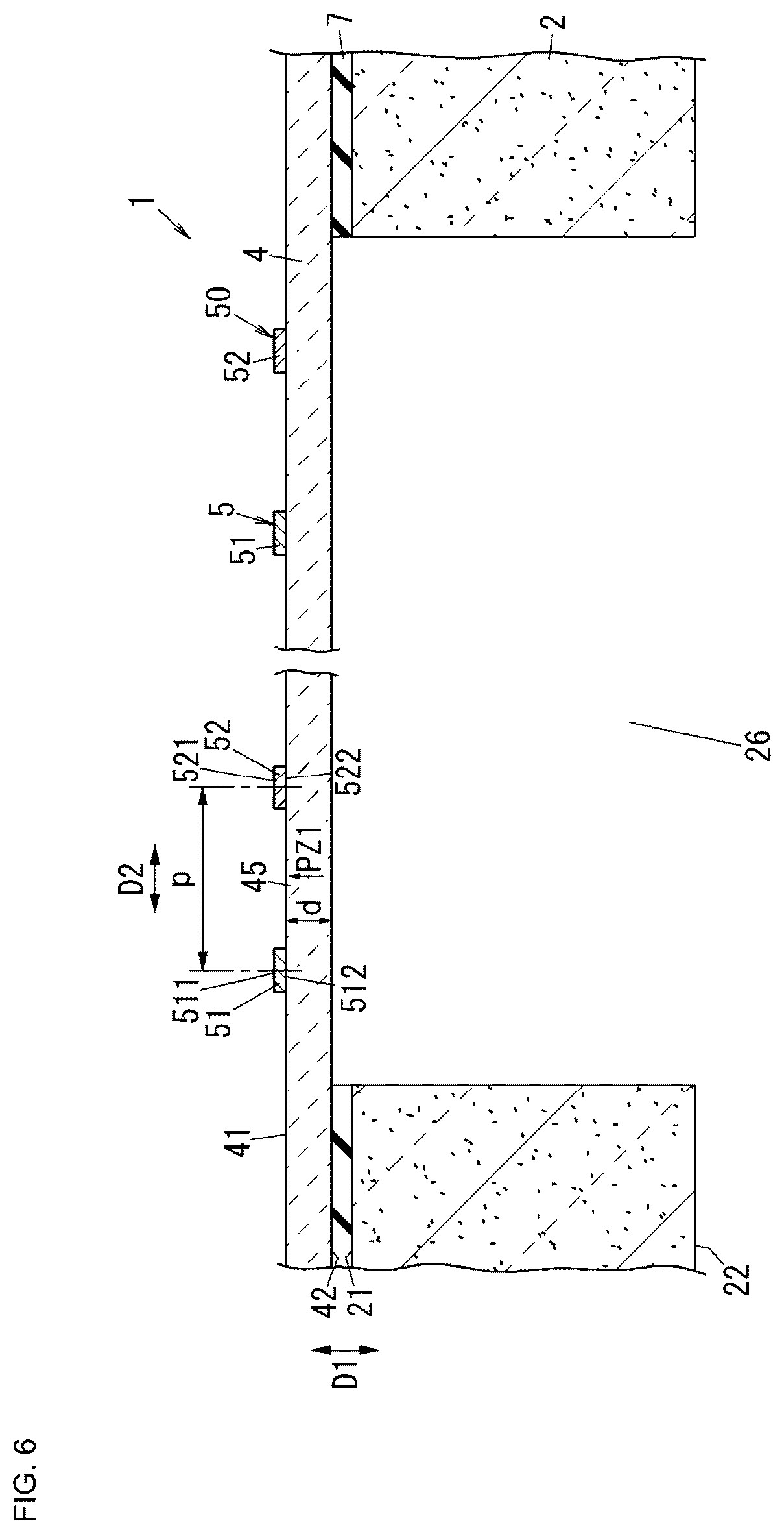 Patent US12324355 Figure 6 – Acoustic wave device