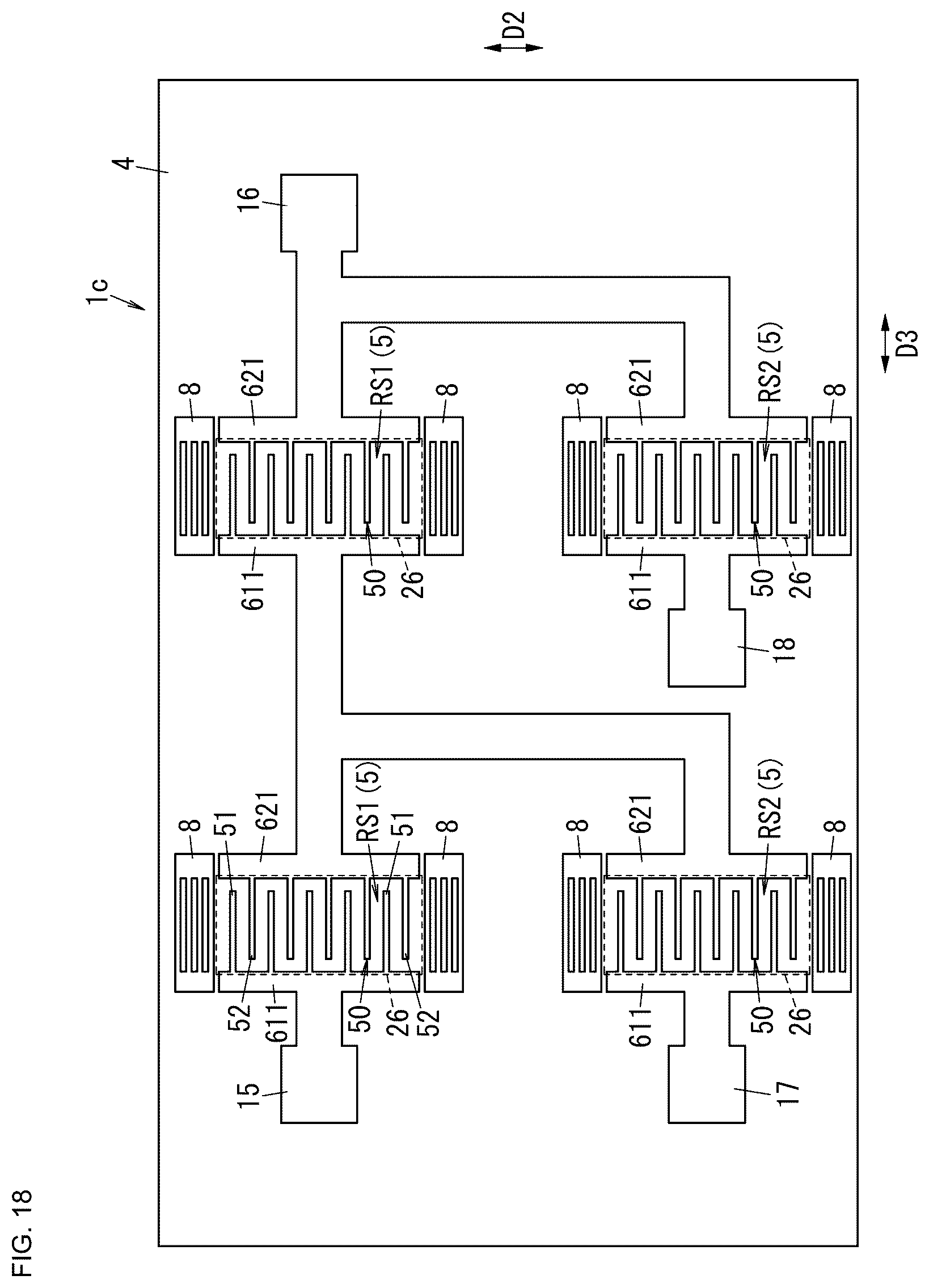 Patent US12324355 Figure 17 – Acoustic wave device