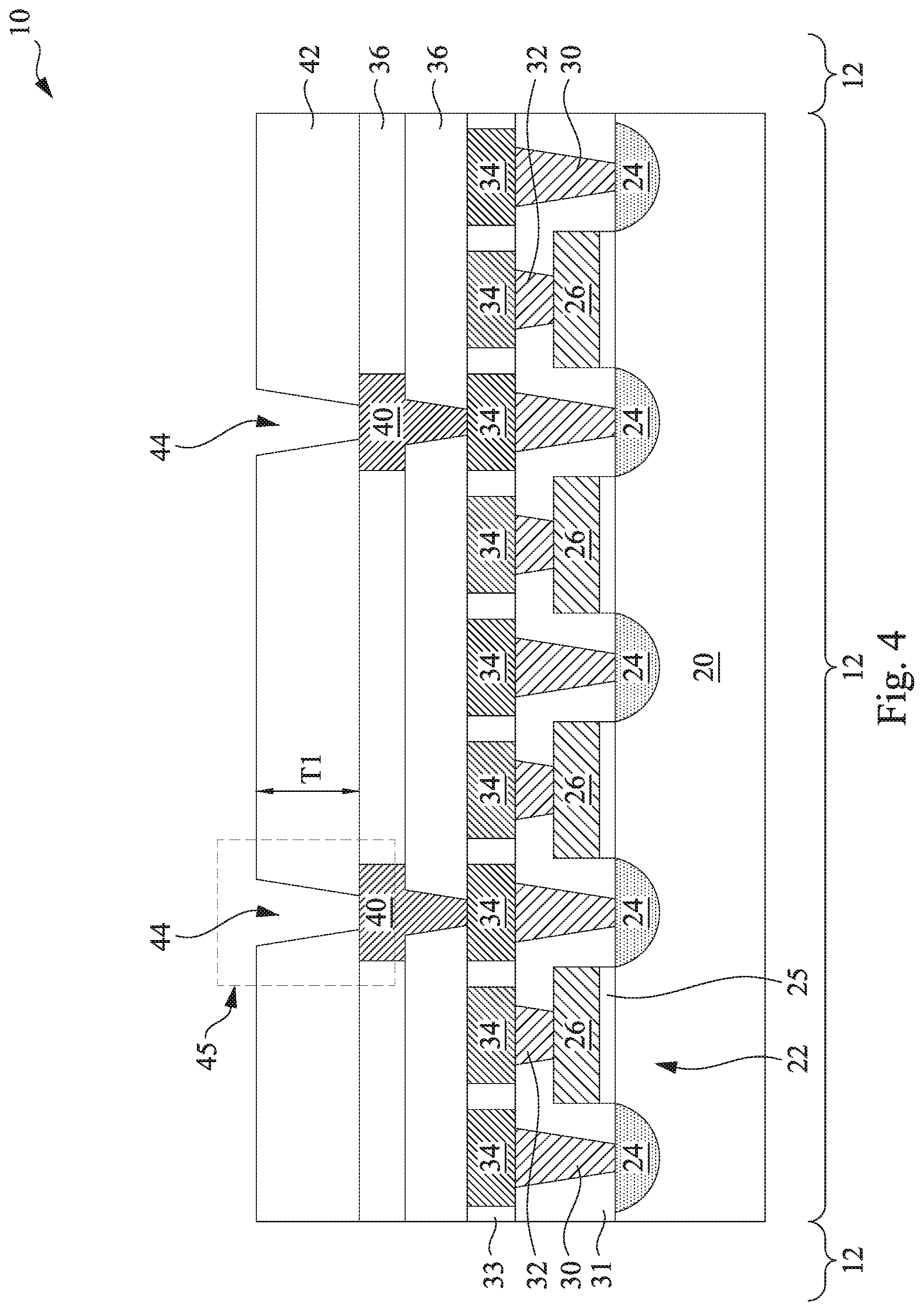 Patent US12324362 Figure 4 – Phase-change memory device and method