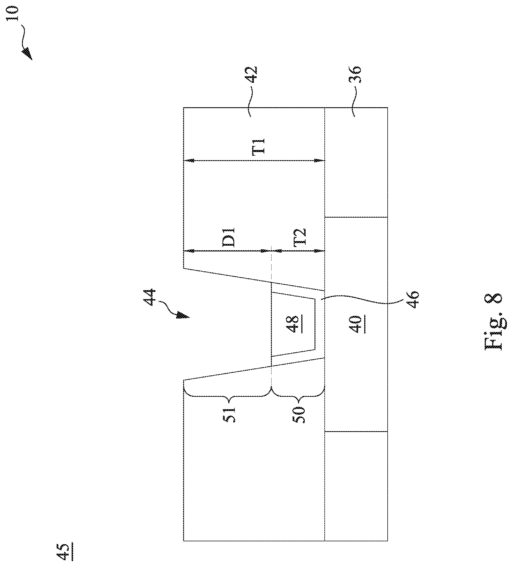 Patent US12324362 Figure 8 – Phase-change memory device and method