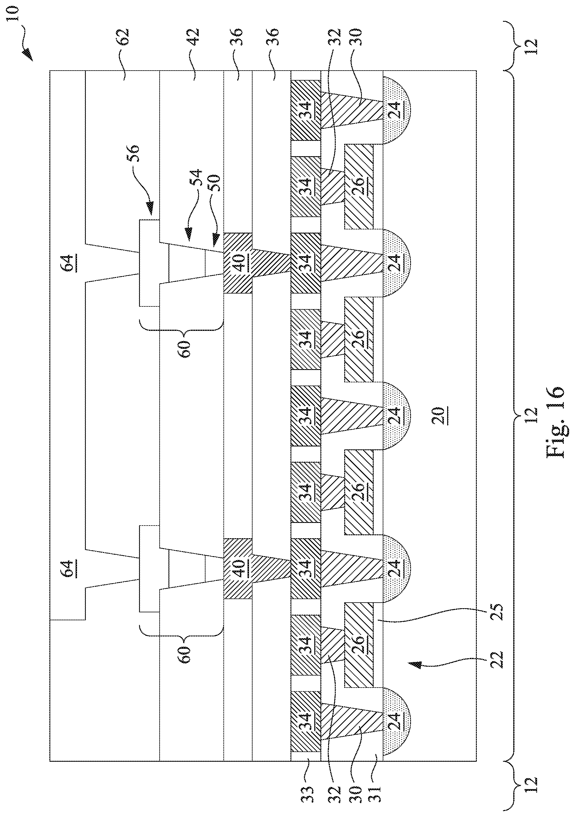 Patent US12324362 Figure 16 – Phase-change memory device and method