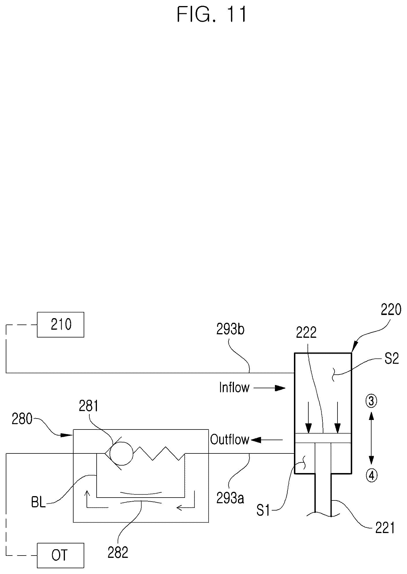 Patent US12324366 Figure 11 – Hydraulic circuit for agricultural tractor