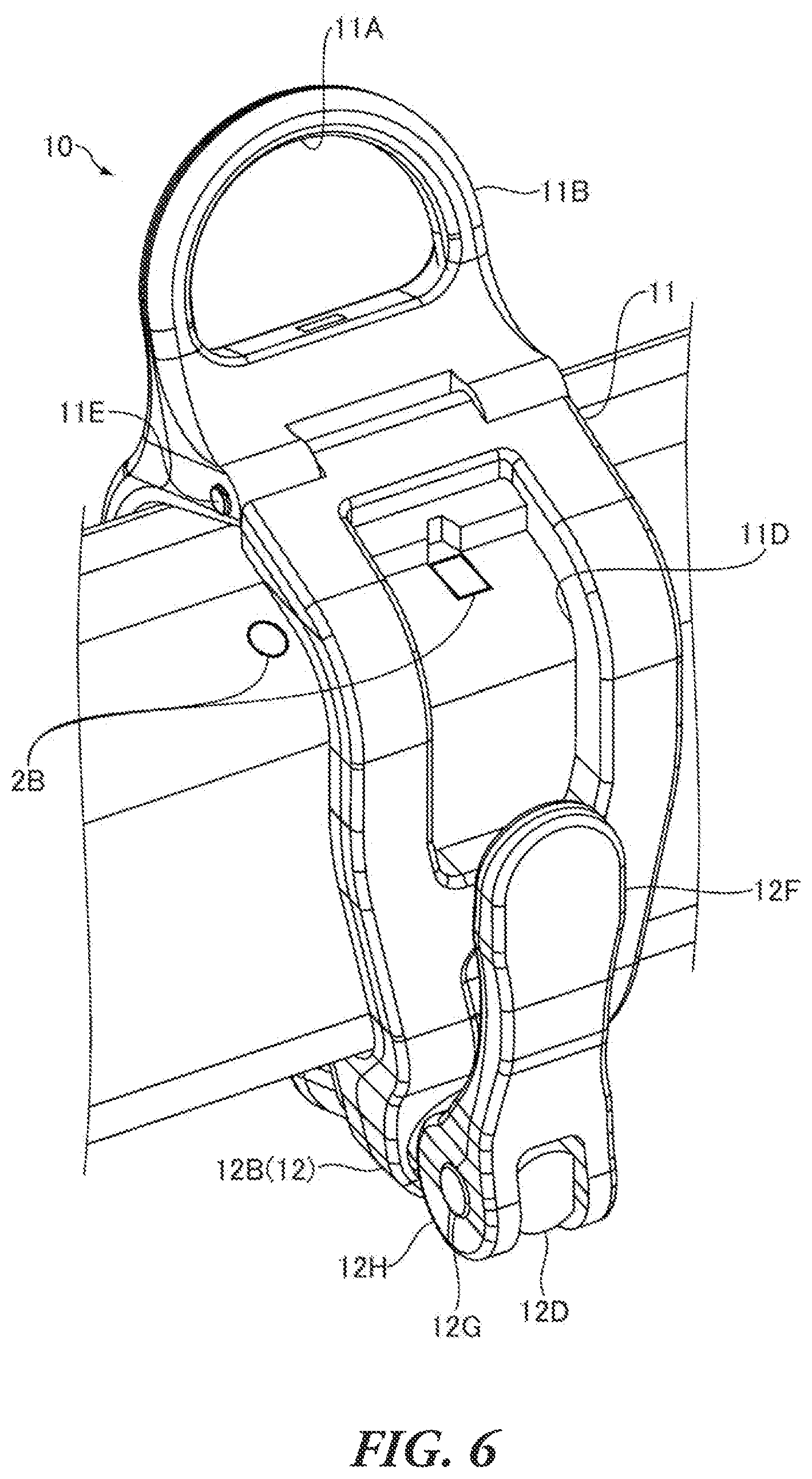 Patent US12324369 Figure 6 – Working machine with operating rod and hanging tool for shoulder belt