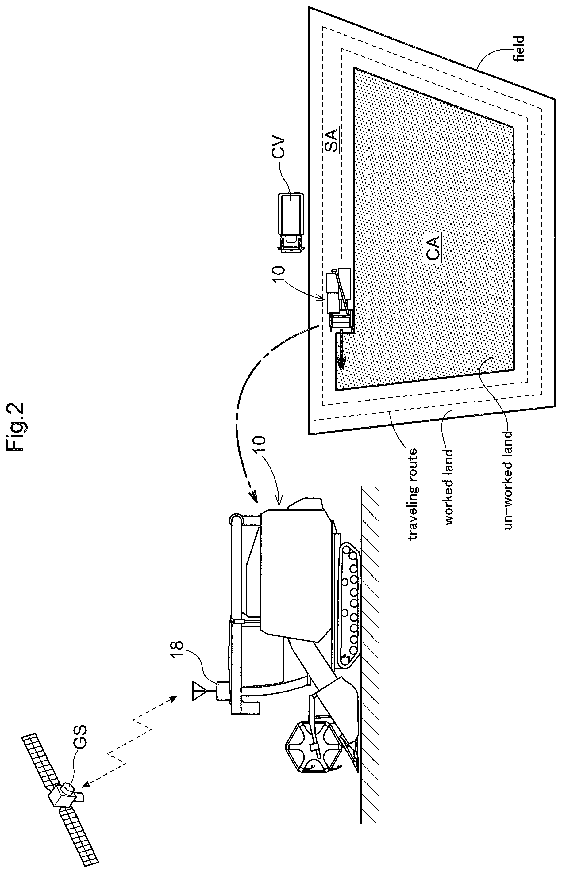 Patent US12324370 Figure 2 – Harvester, surrounding condition detection system, surrounding condition detection program, recording medium recording the surrounding condition detection program and surrounding condition detection method