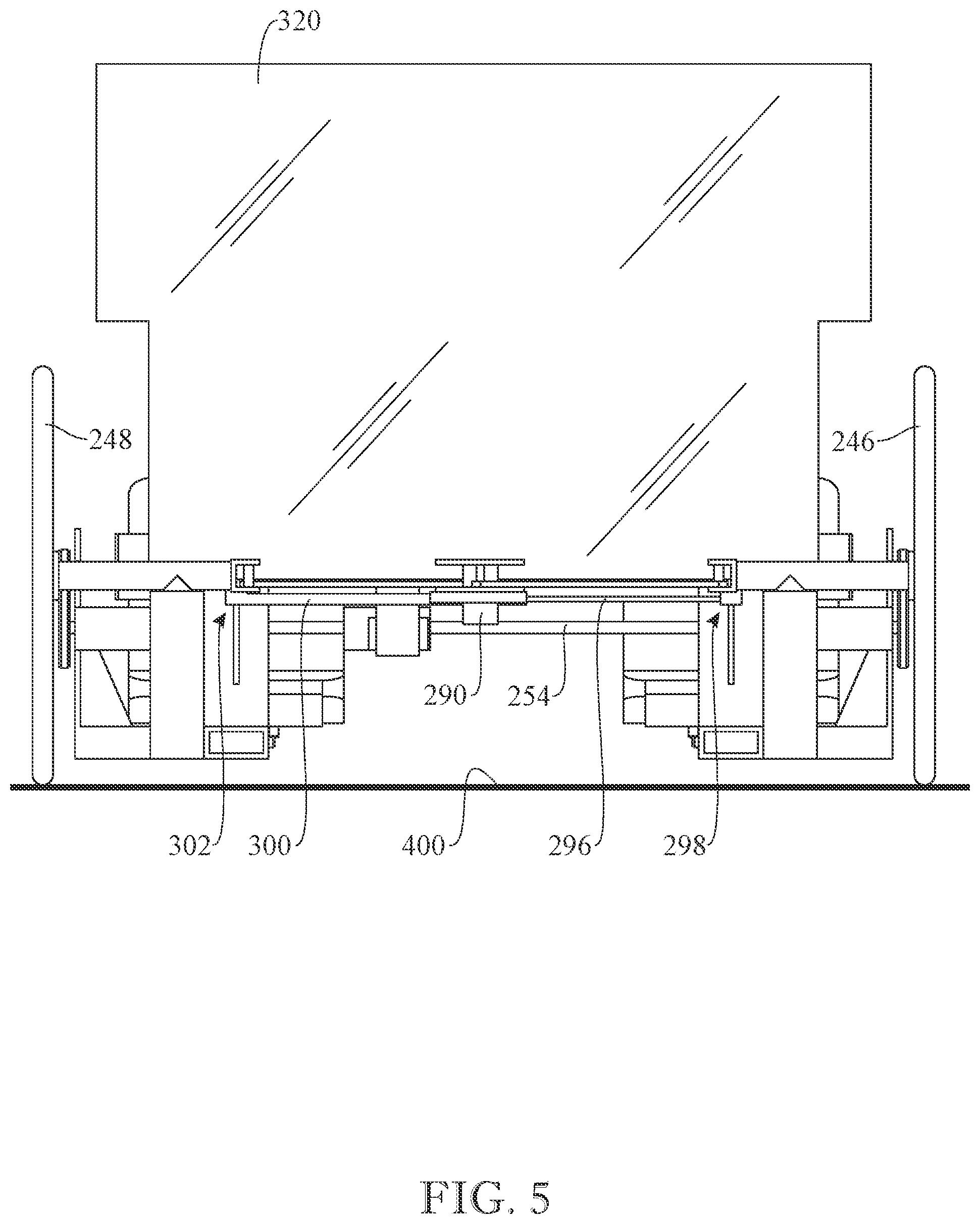 Patent US12324375 Figure 5 – Width adjustable harvesting apparatus and machine