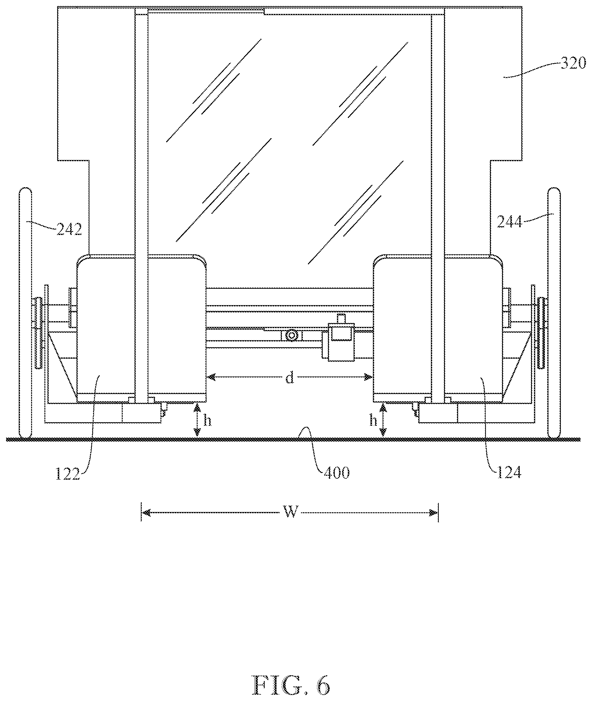 Patent US12324375 Figure 6 – Width adjustable harvesting apparatus and machine
