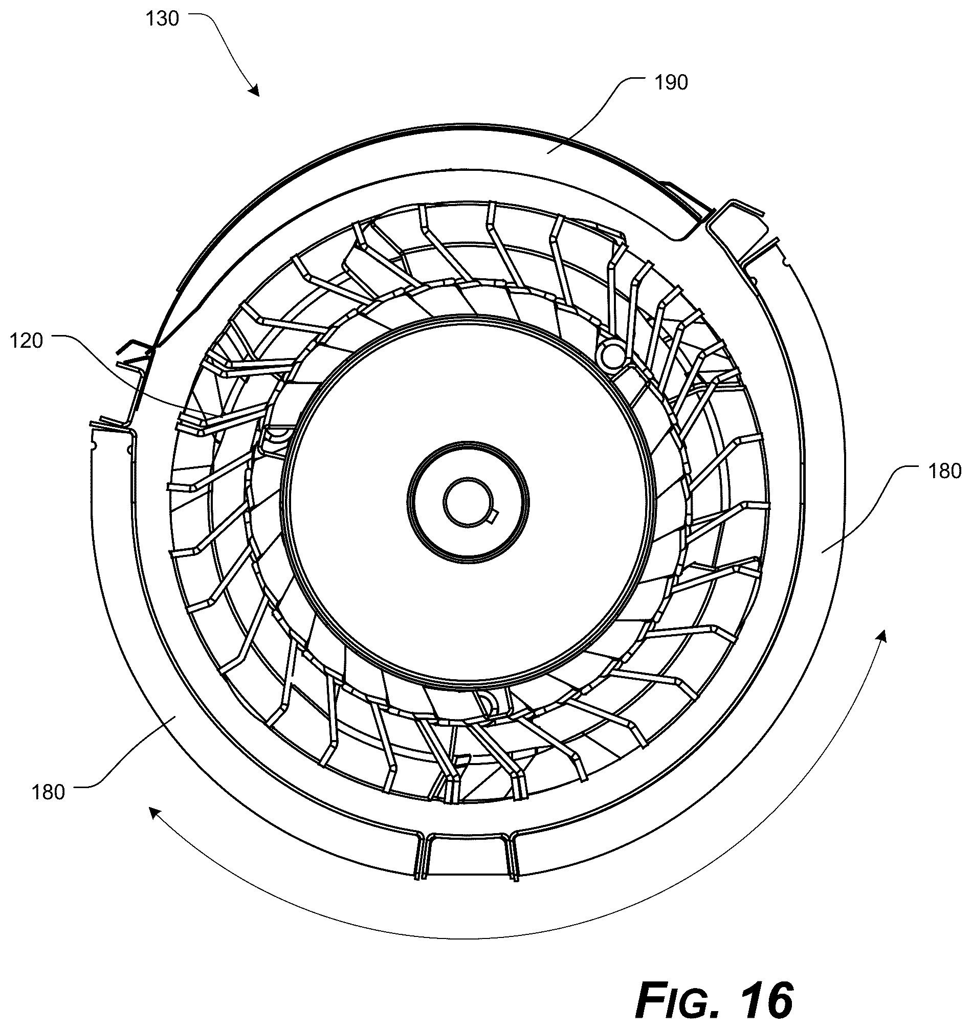 Patent US12324376 Figure 10 – Threshing/separating device having tined accelerator and/or axial rotor system