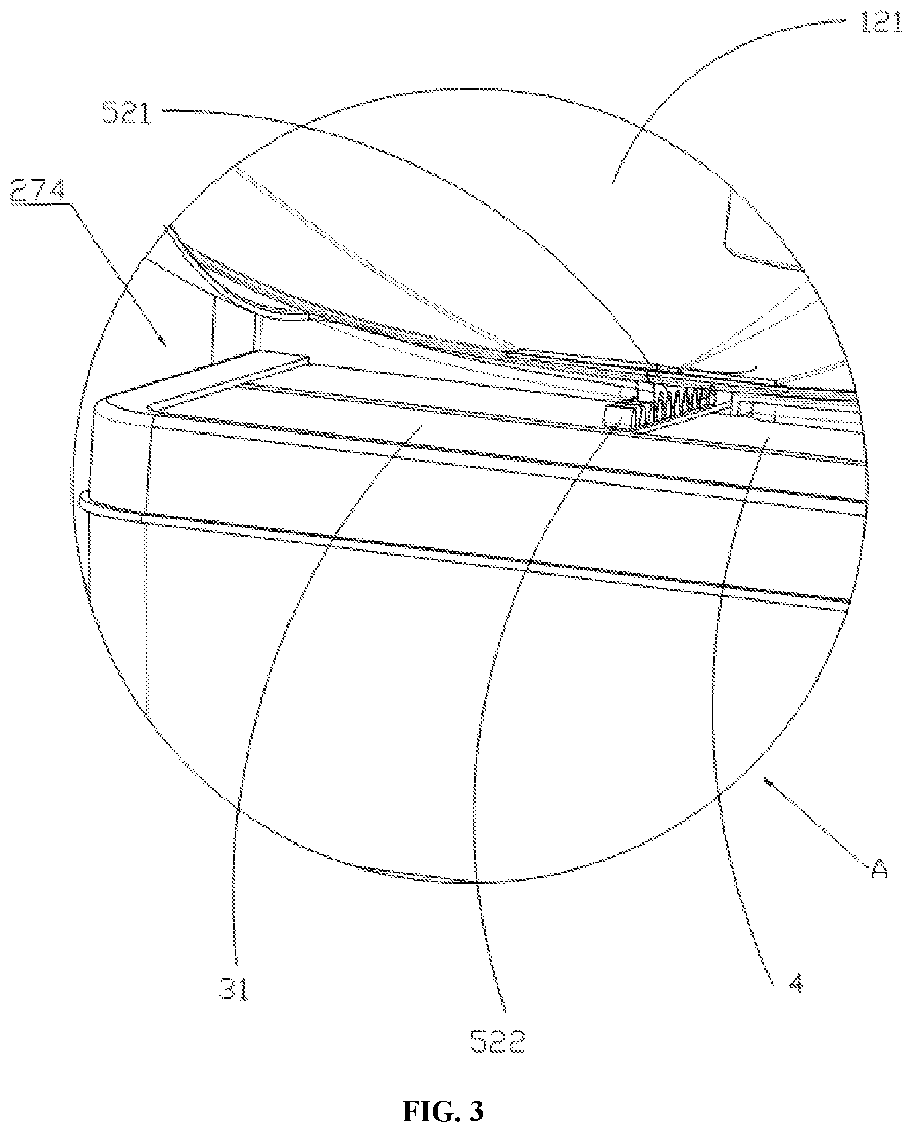 Patent US12324407 Figure 3 – Pet toilet