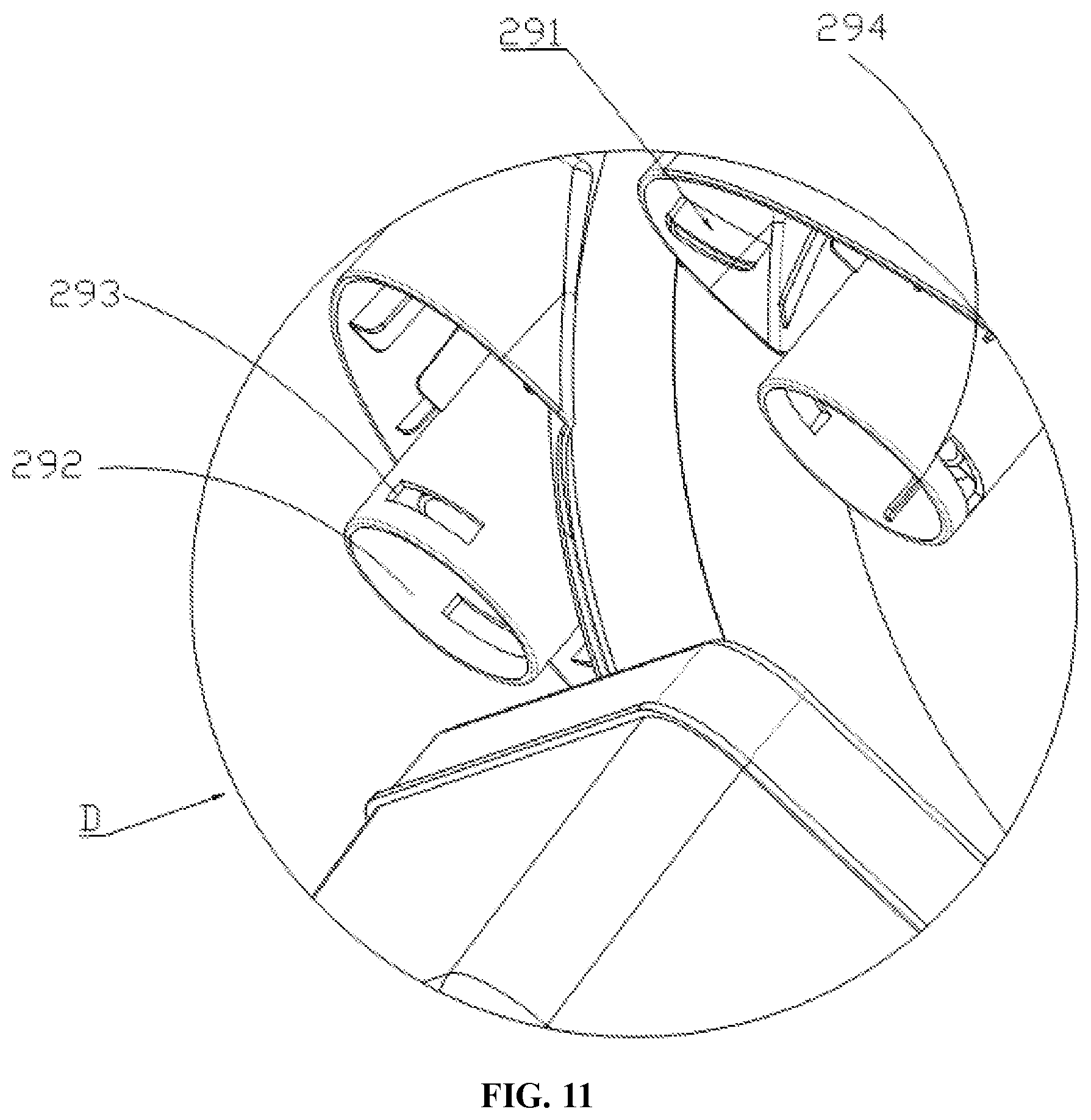 Patent US12324407 Figure 11 – Pet toilet