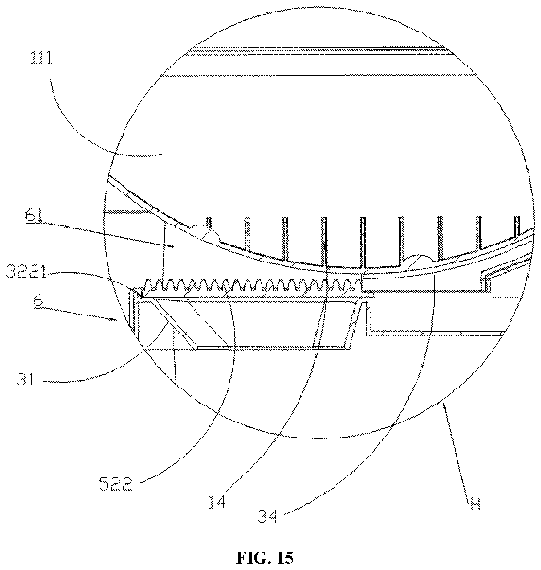 Patent US12324407 Figure 15 – Pet toilet