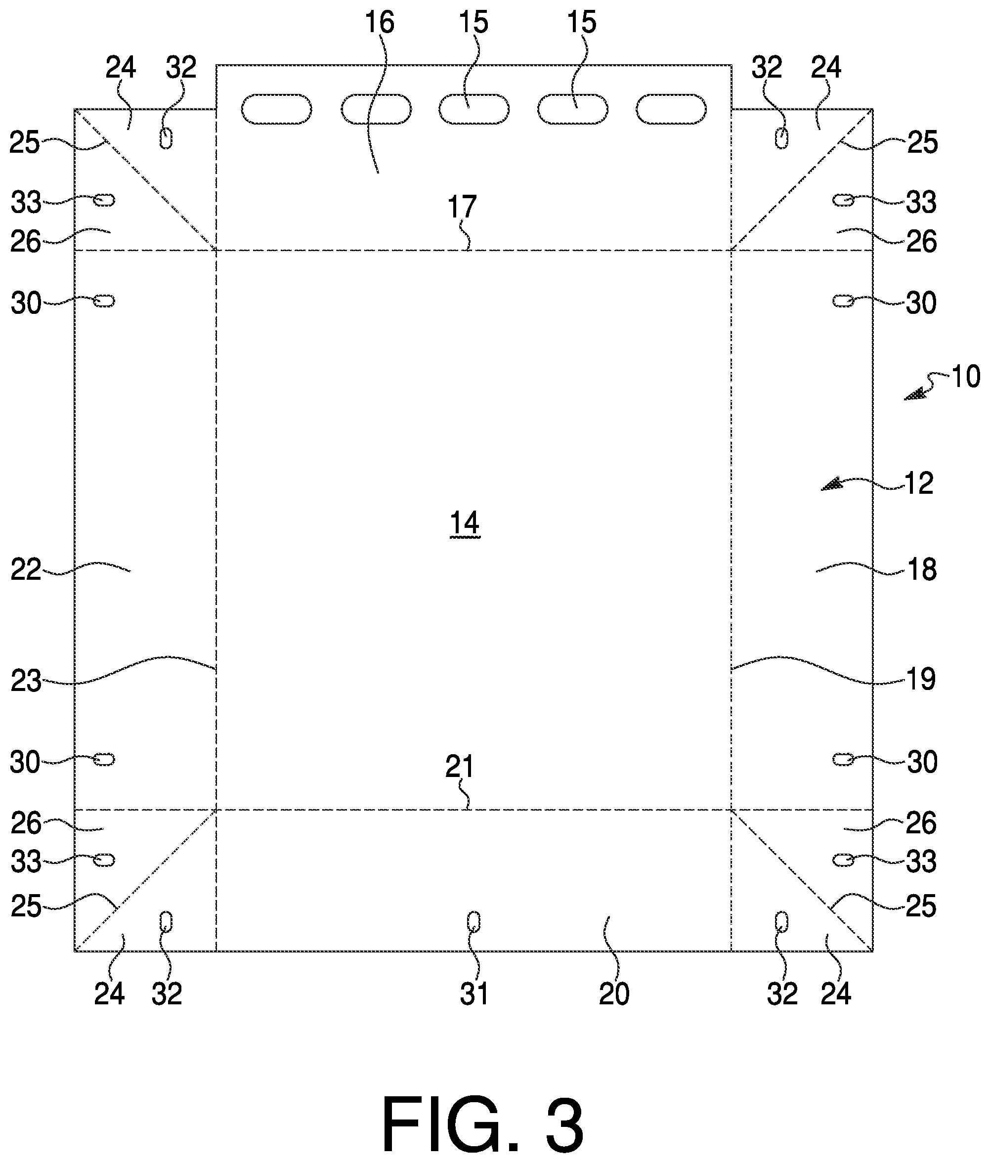 Patent US12324409 Figure 3 – Terrarium with a catch tray, interior catch tray, methods of use and methods of assembly