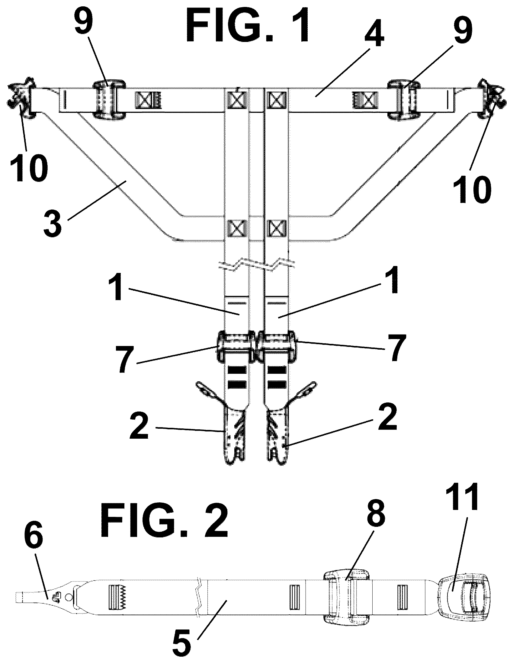 Patent US12324410 Figure 1 – Pet security device for vehicles