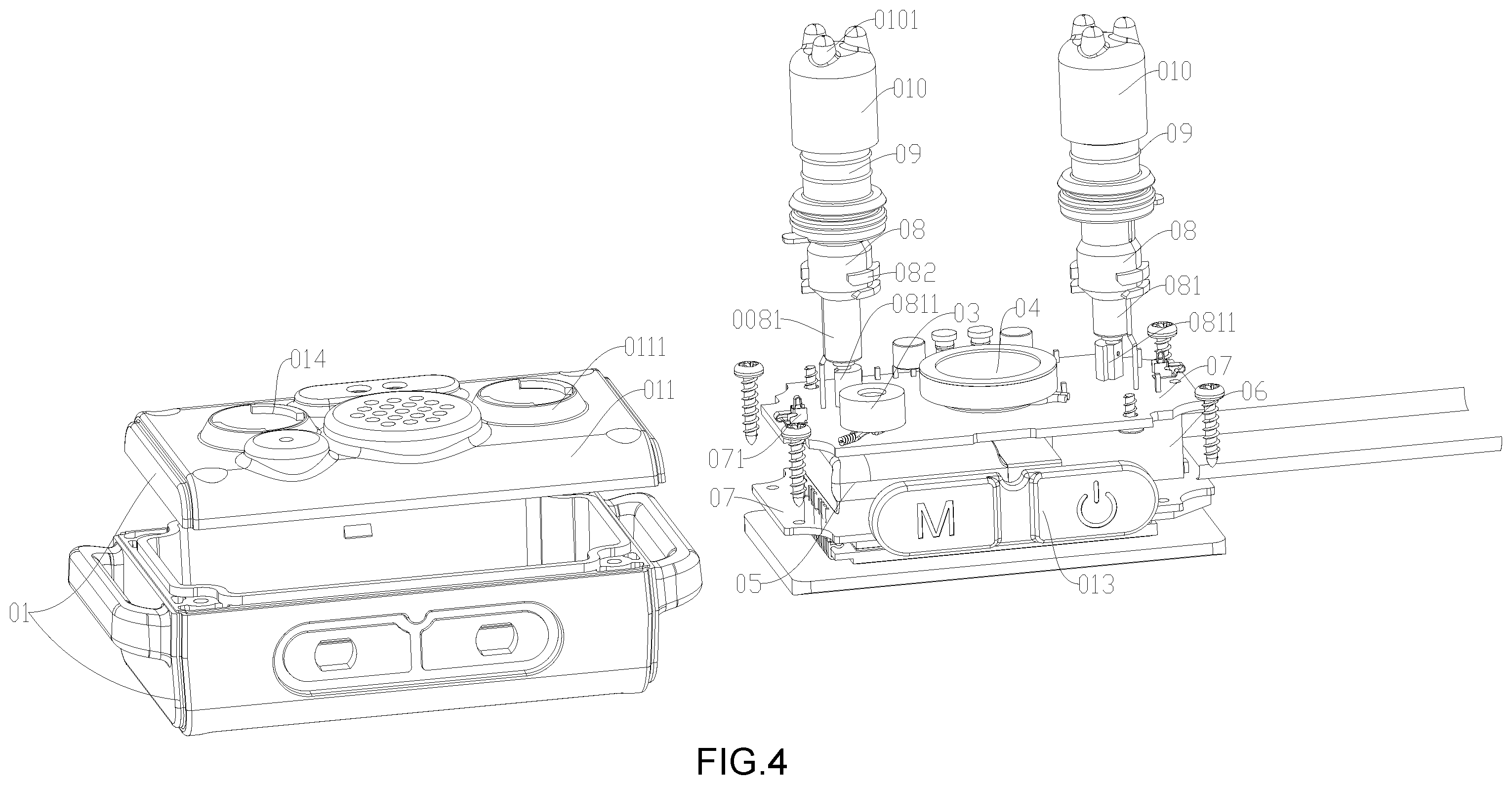 Patent US12324413 Figure 4 – Auxiliary pet training apparatus