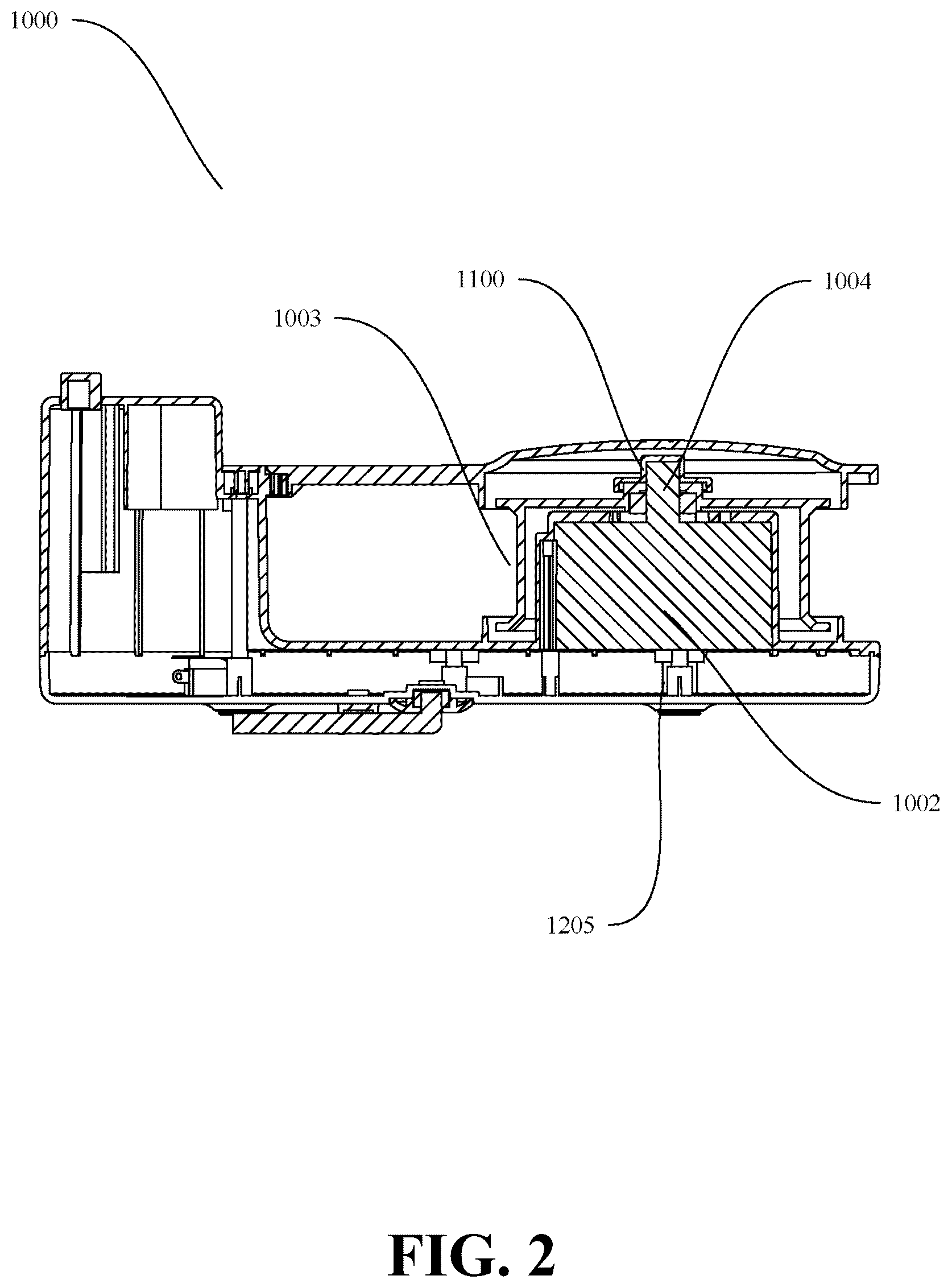 Patent US12324416 Figure 2 – Bait chasing system