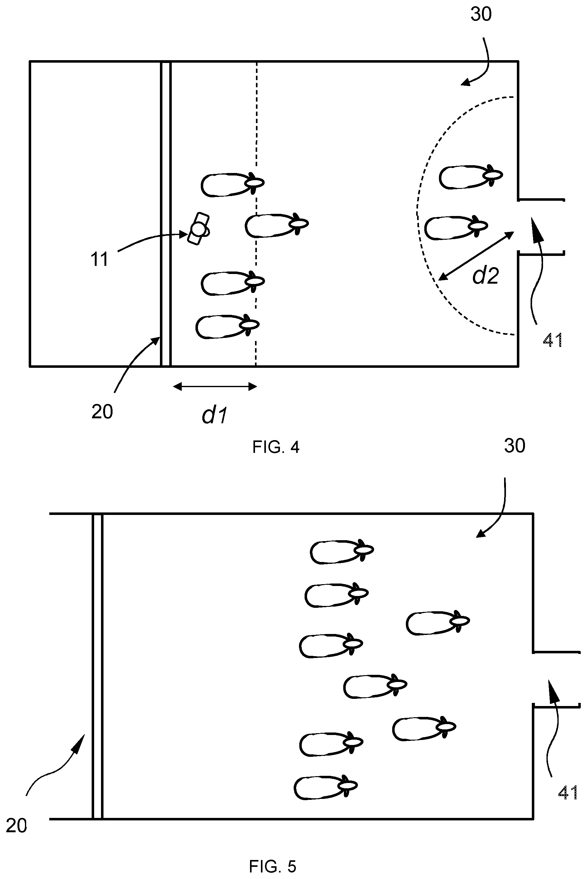 Patent US12324419 Figure 3 – Method and control arrangement for controlling an automated crowd gate