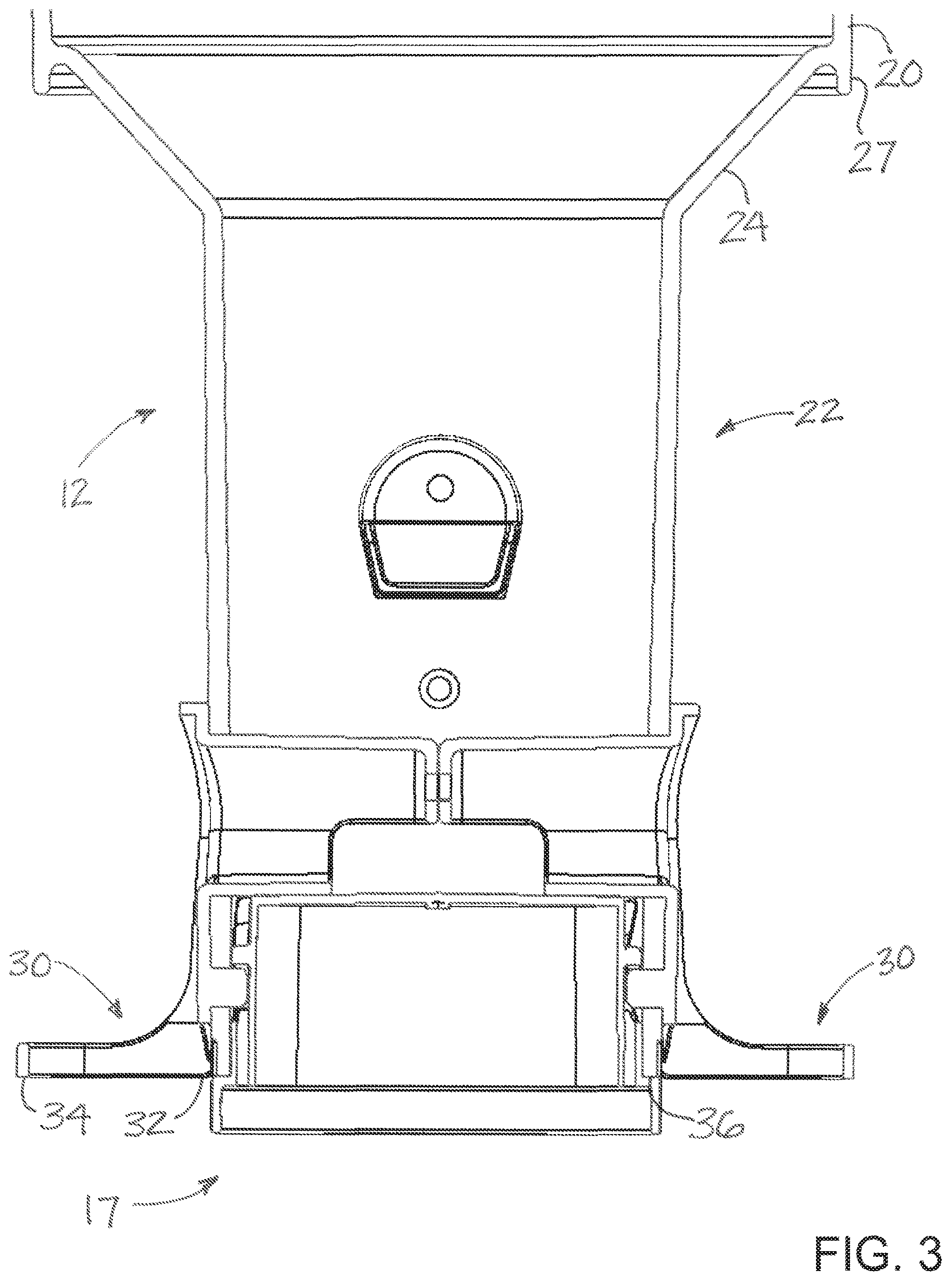 Patent US12324420 Figure 5 – Bird feeder with squirrel resisting features