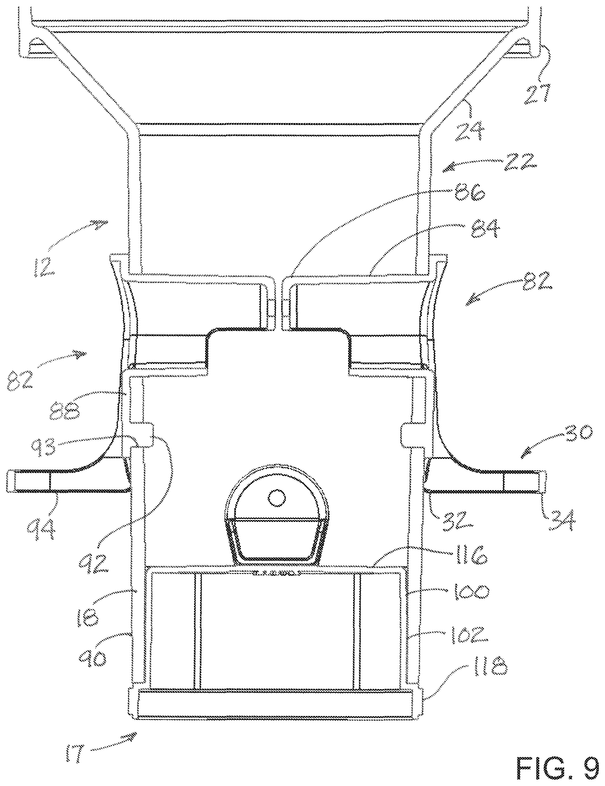 Patent US12324420 Figure 11 – Bird feeder with squirrel resisting features