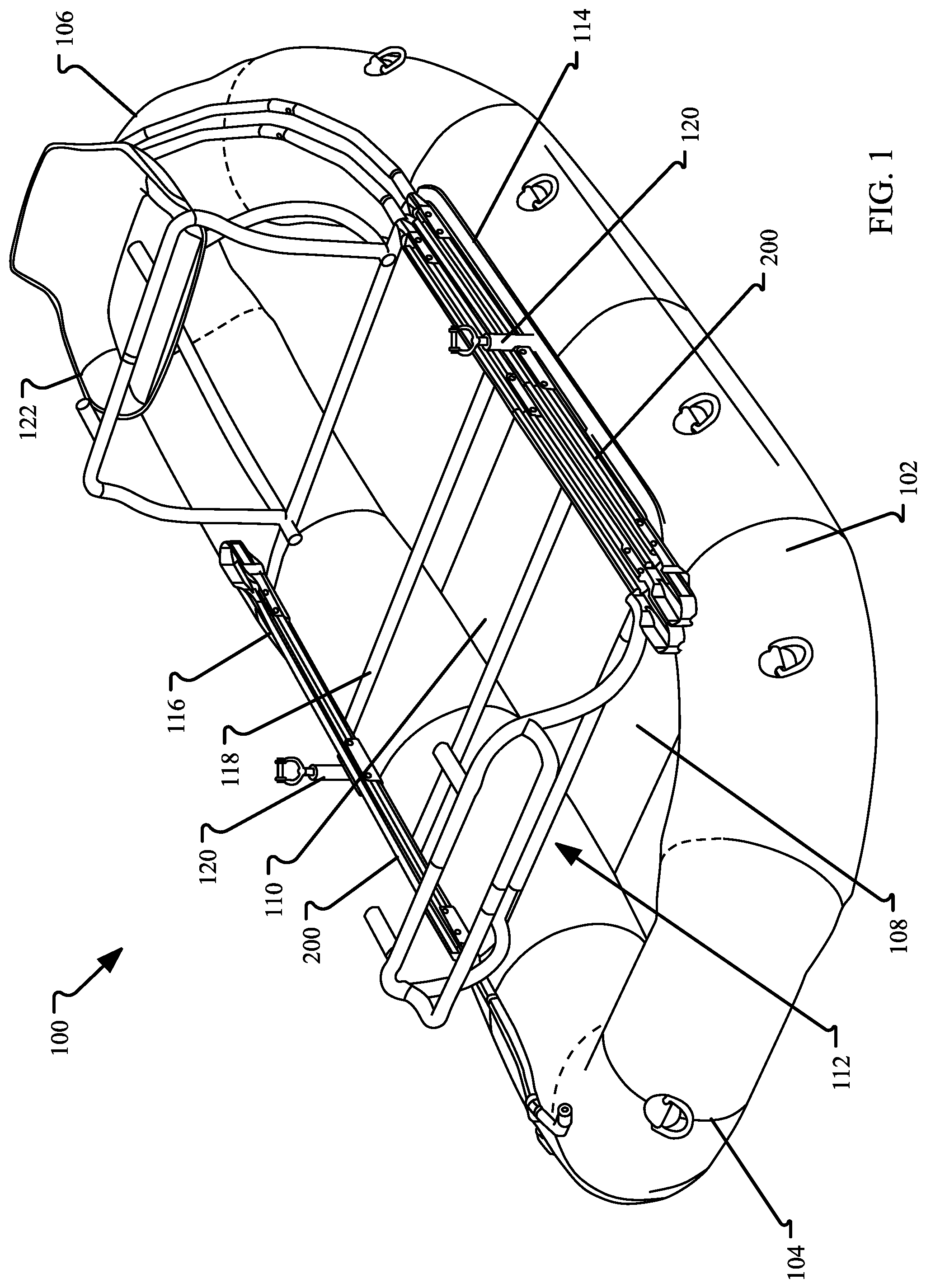 Patent US12324425 Figure 1 – Rod carrier