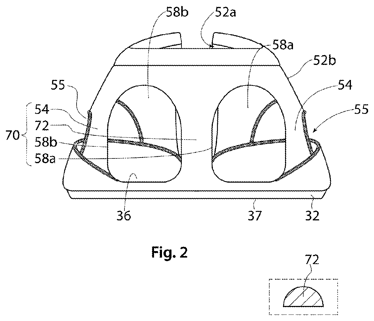 Patent US12324426 Figure 2 – Equine hoof boot