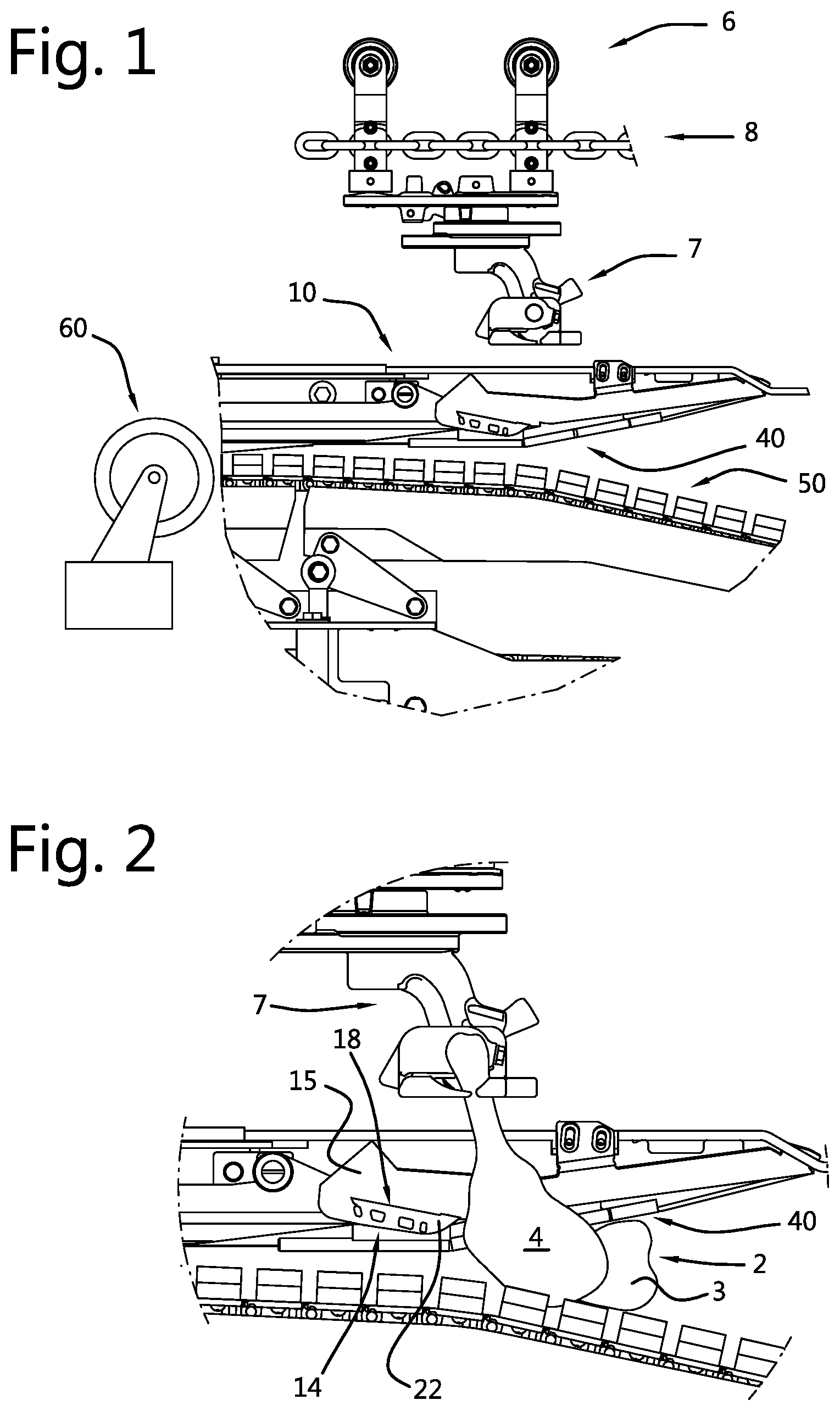 Patent US12324438 Figure 1 – System and method for processing a carcass part