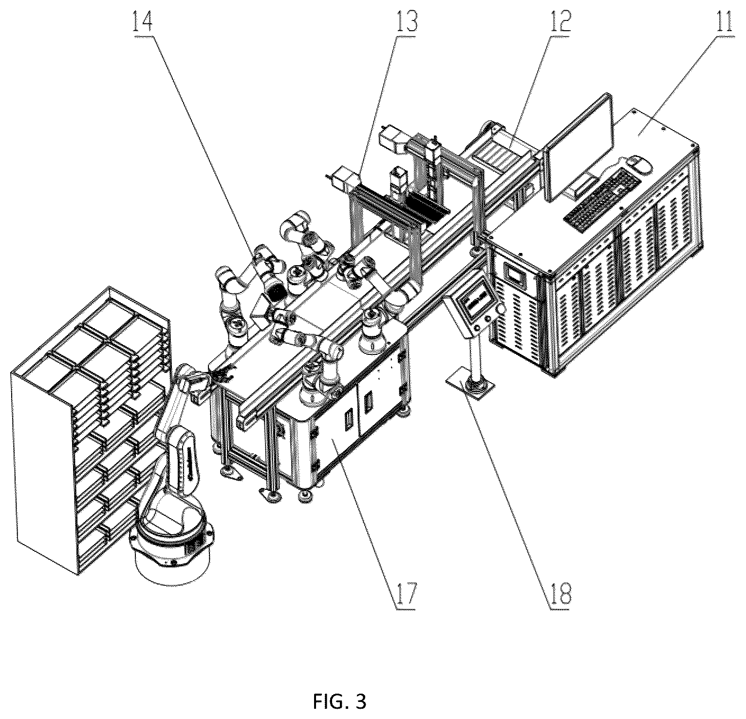 Patent US12324455 Figure 3 – Automatic production line for manufacturing and processing plant protein meat