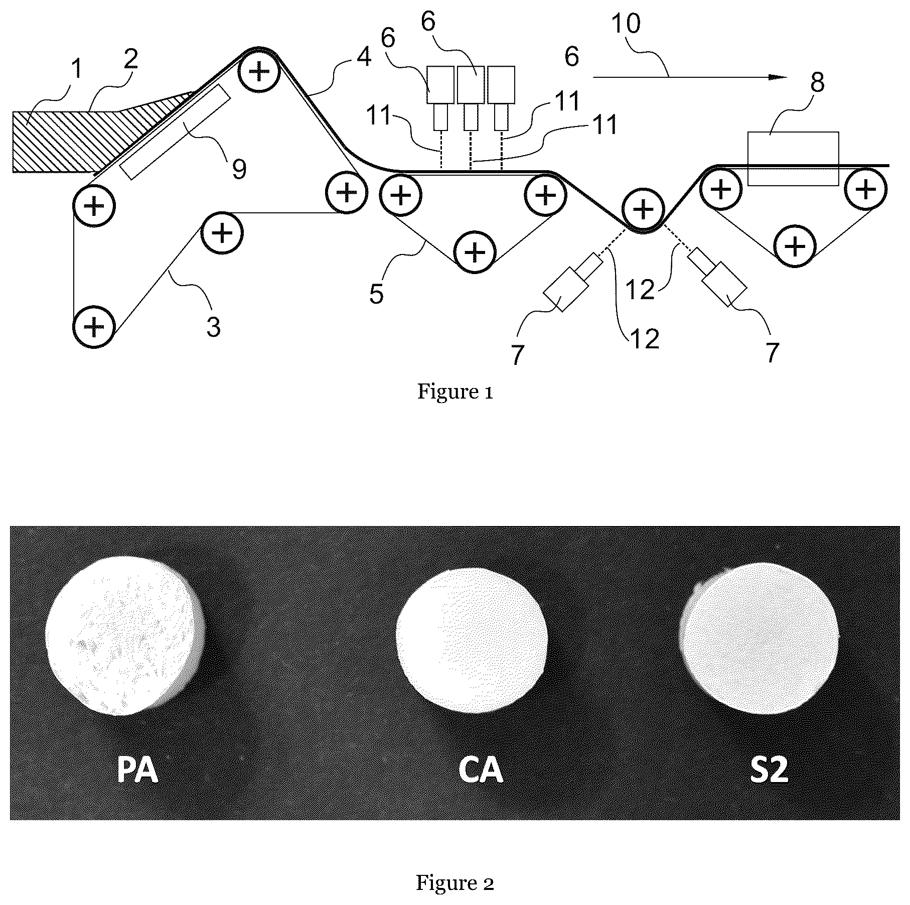 Patent US12324456 Figure 1 – Hydro-entangled filter material for smoking products