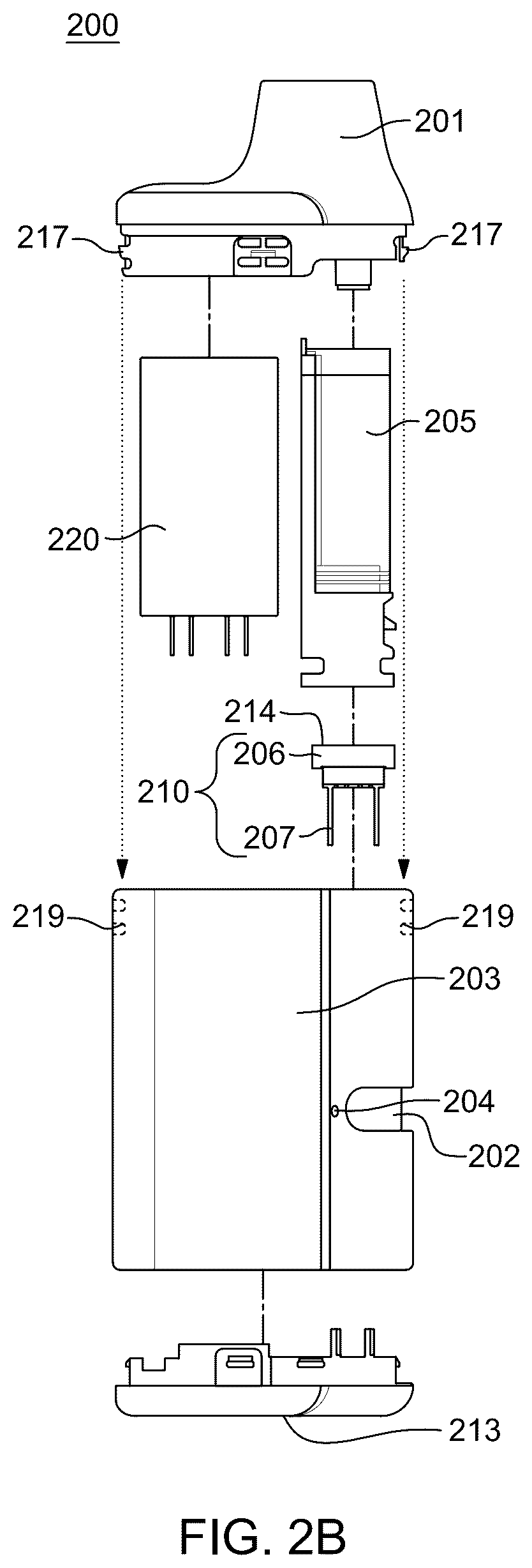 Patent US12324458 Figure 4 – All glass bucket vaporizer