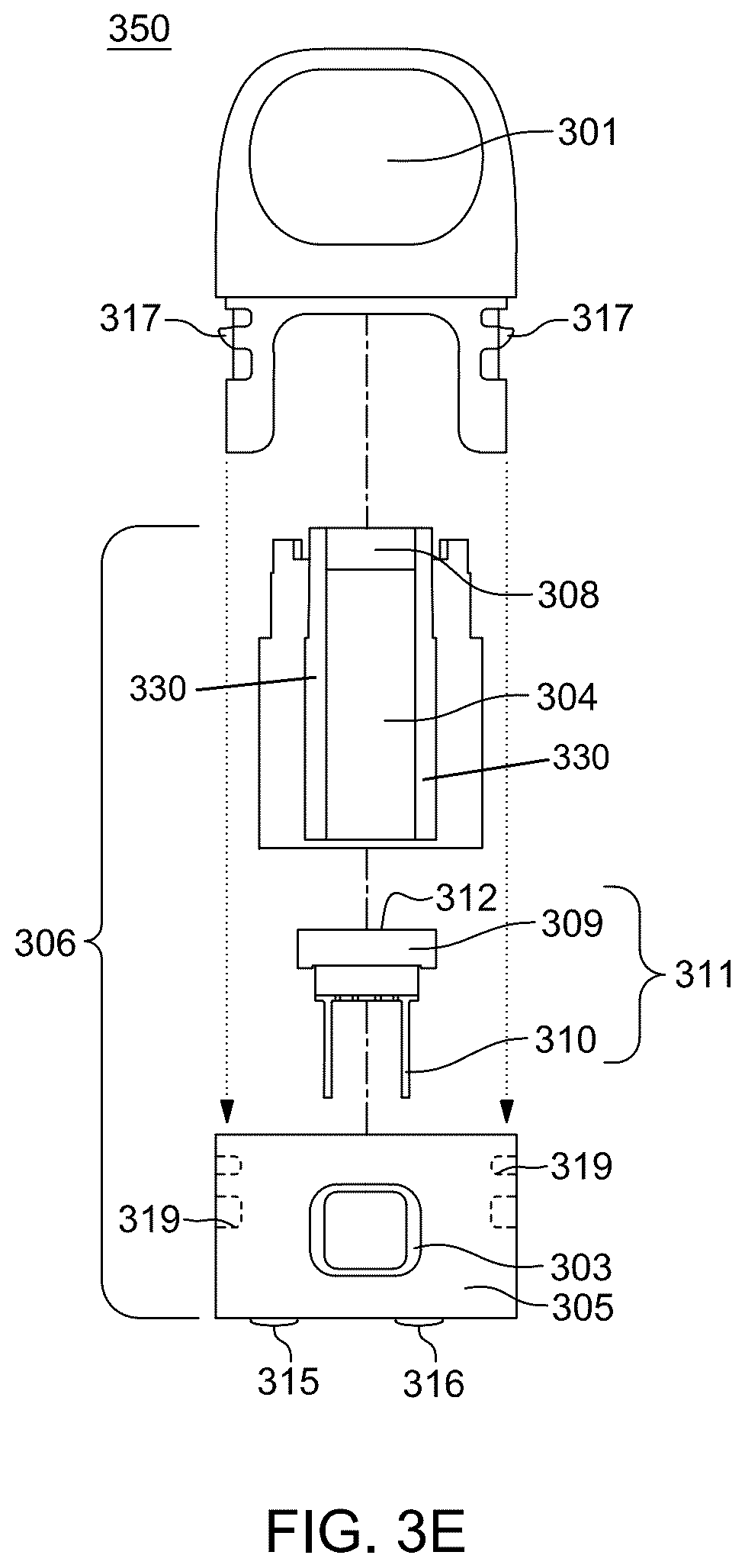 Patent US12324458 Figure 8 – All glass bucket vaporizer