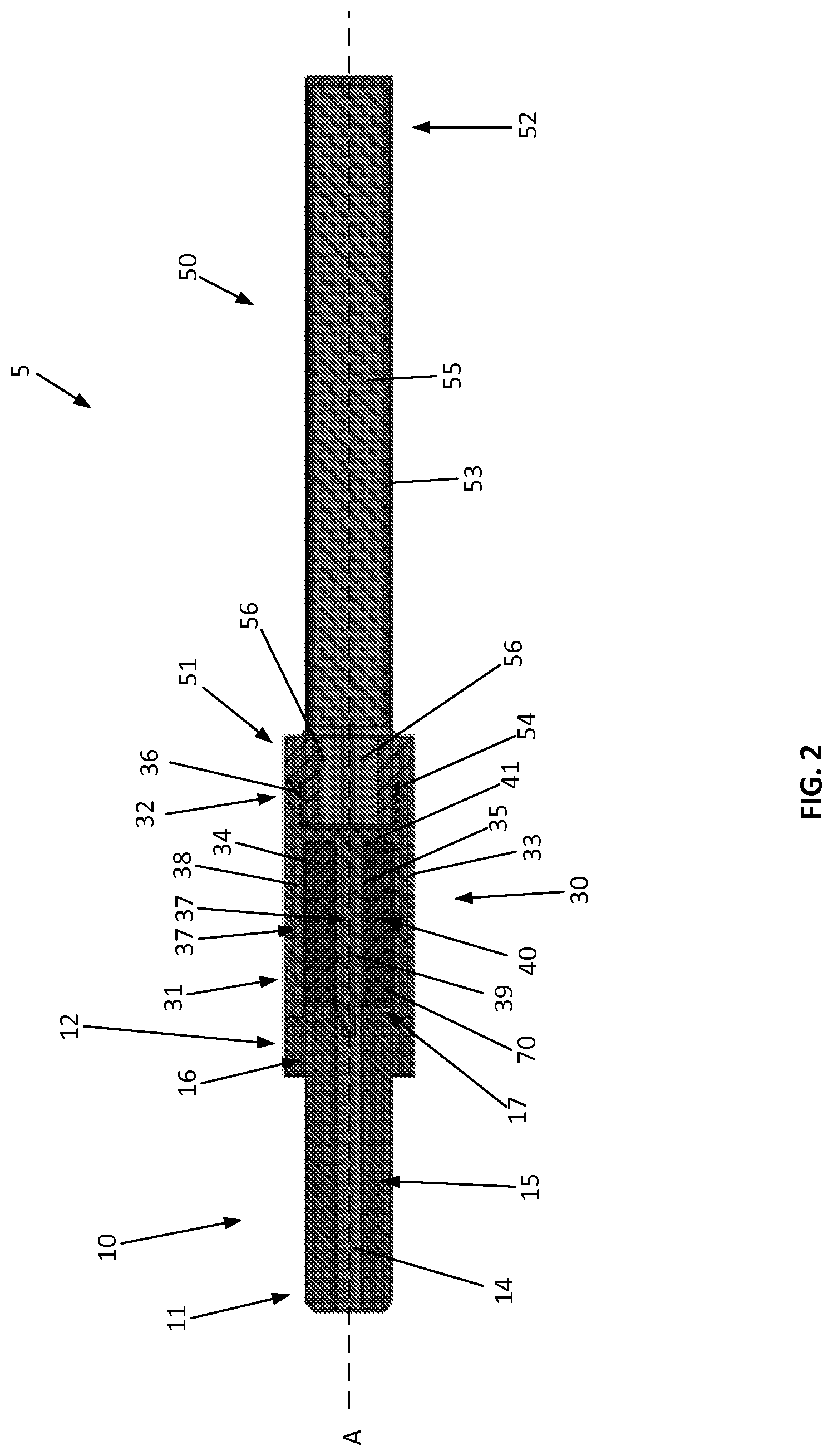 Patent US12324460 Figure 2 – Electronic smoking article including a heating apparatus implementing a solid aerosol generating source