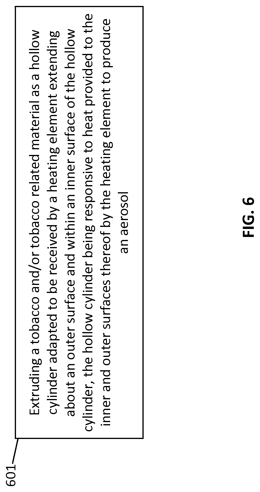 Patent US12324460 Figure 6 – Electronic smoking article including a heating apparatus implementing a solid aerosol generating source