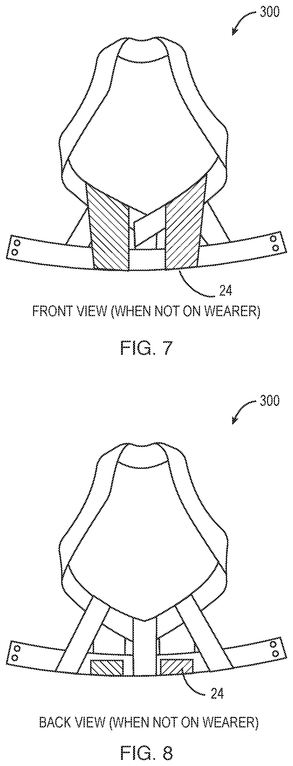 Patent US12324463 Figure 6 – Electronic garment with haptic feedback