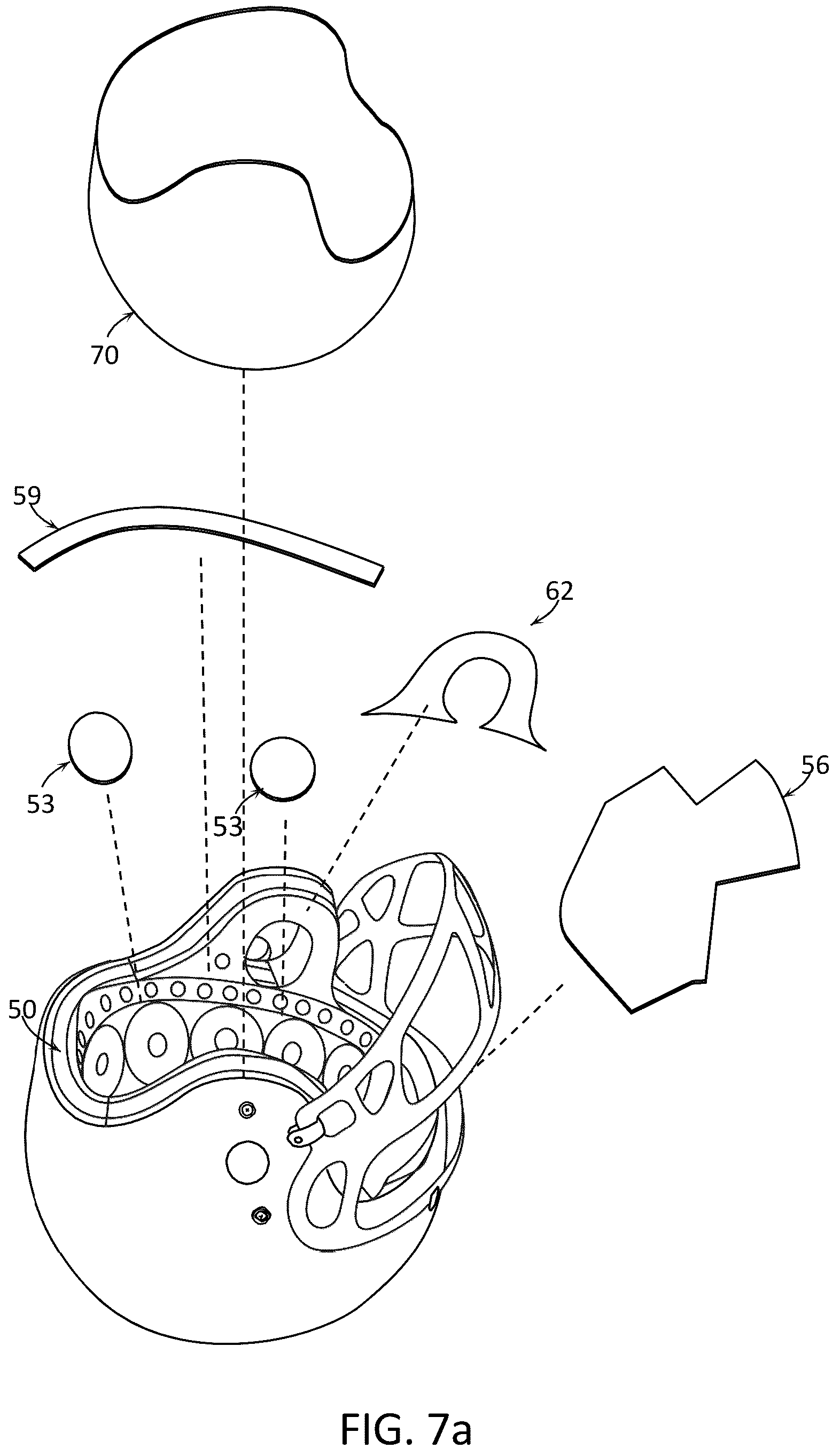 Patent US12324473 Figure 4 – Protective headgear and methods for making same