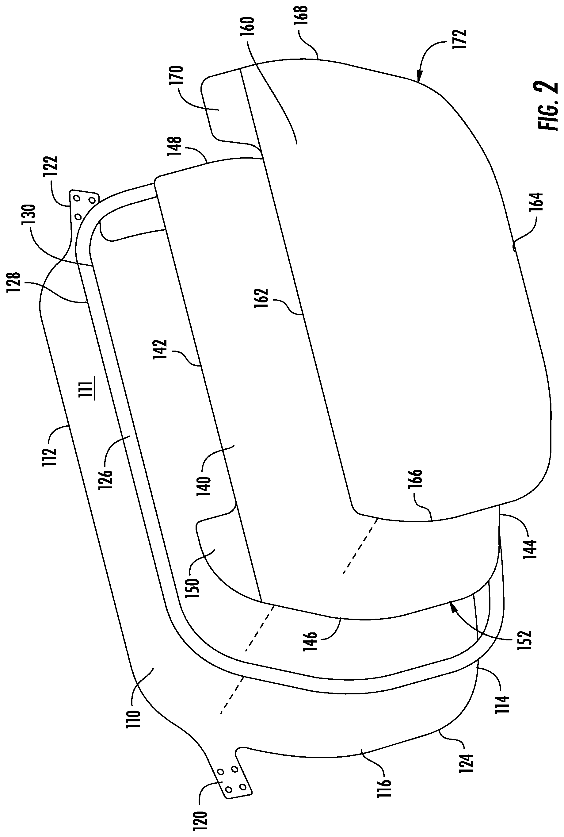 Patent US12324475 Figure 2 – Multi-layer visor system for surgical hood