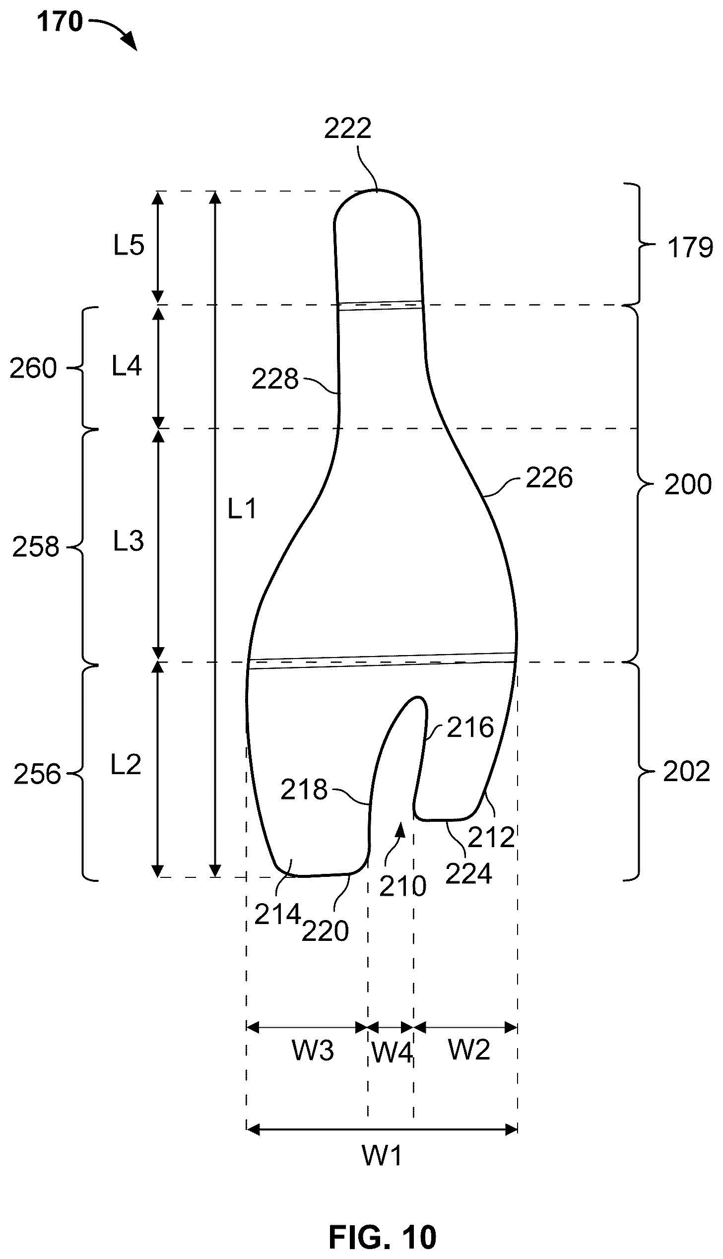 Patent US12324477 Figure 8 – Articles of footwear with support structures