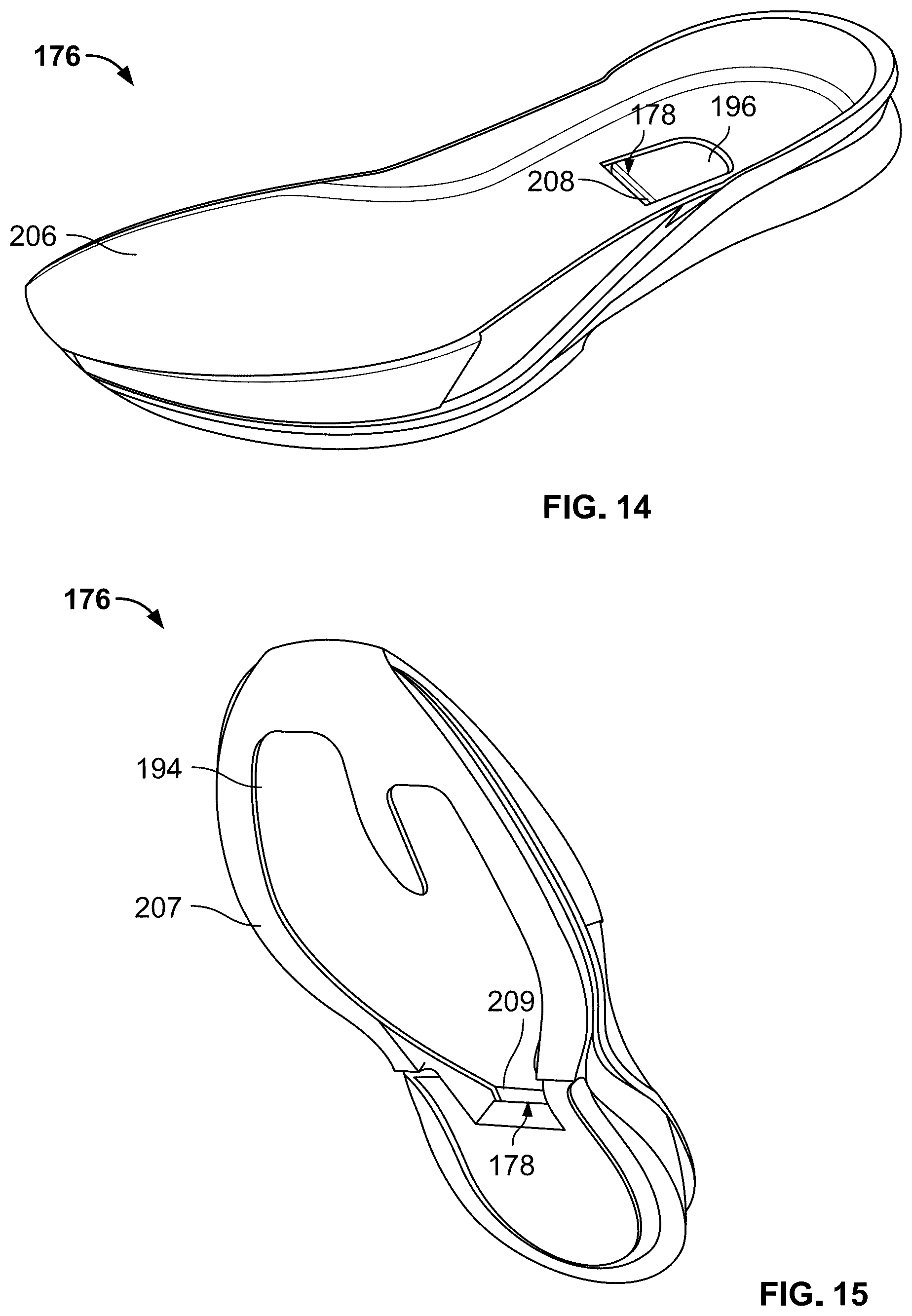 Patent US12324477 Figure 11 – Articles of footwear with support structures