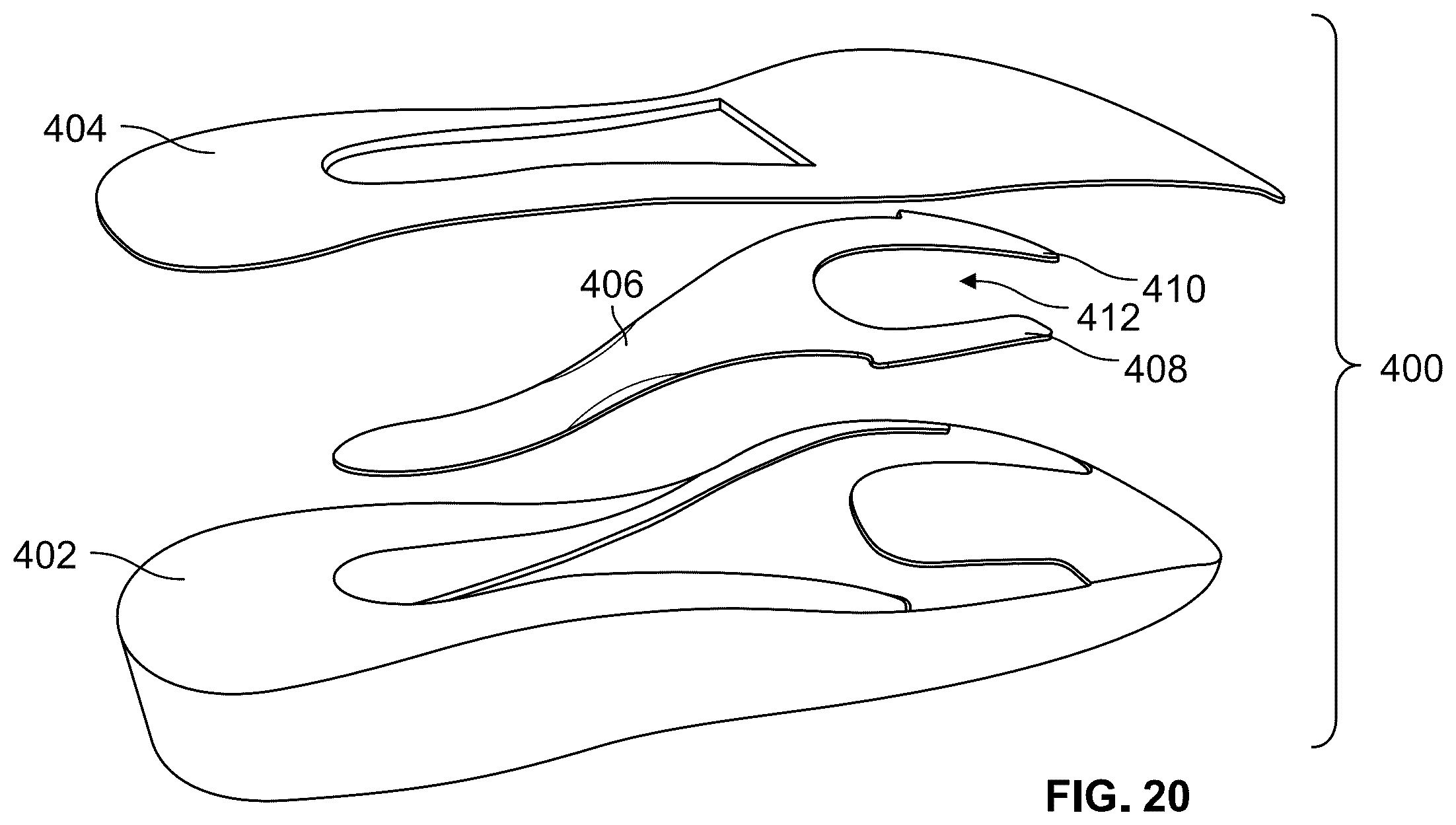 Patent US12324477 Figure 15 – Articles of footwear with support structures