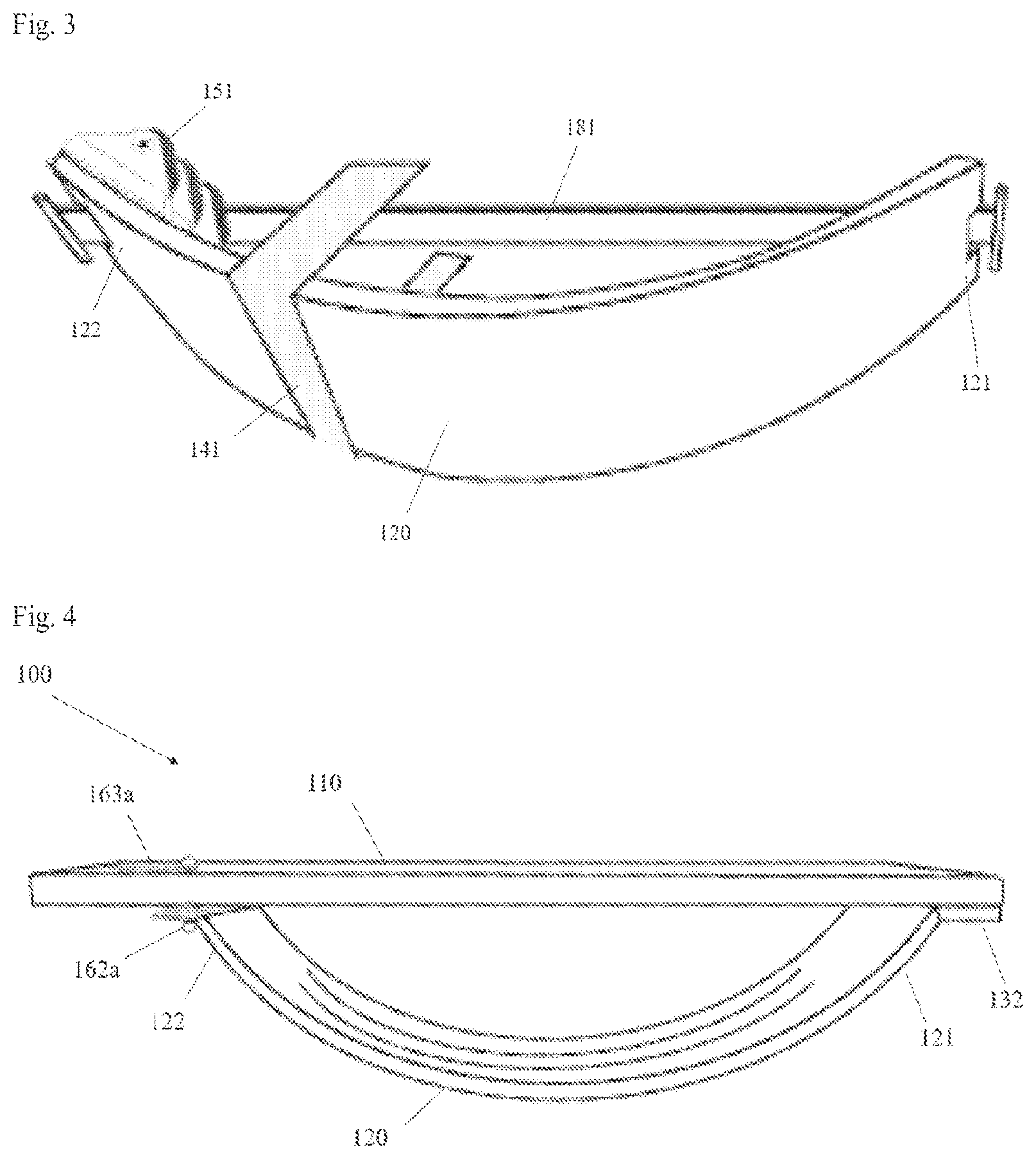 Patent US12324478 Figure 2 – Translatable damping system for item, with leaf spring