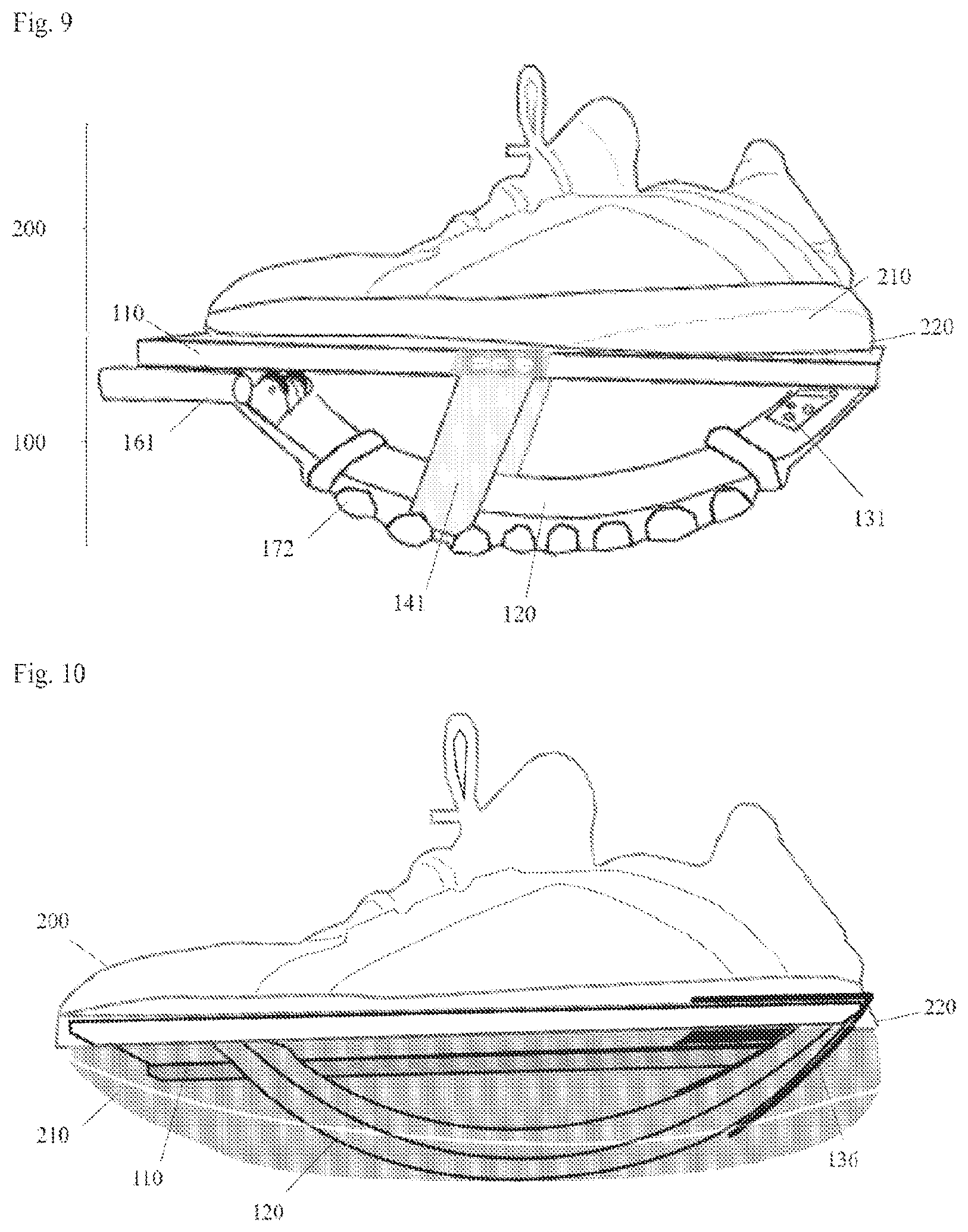 Patent US12324478 Figure 5 – Translatable damping system for item, with leaf spring