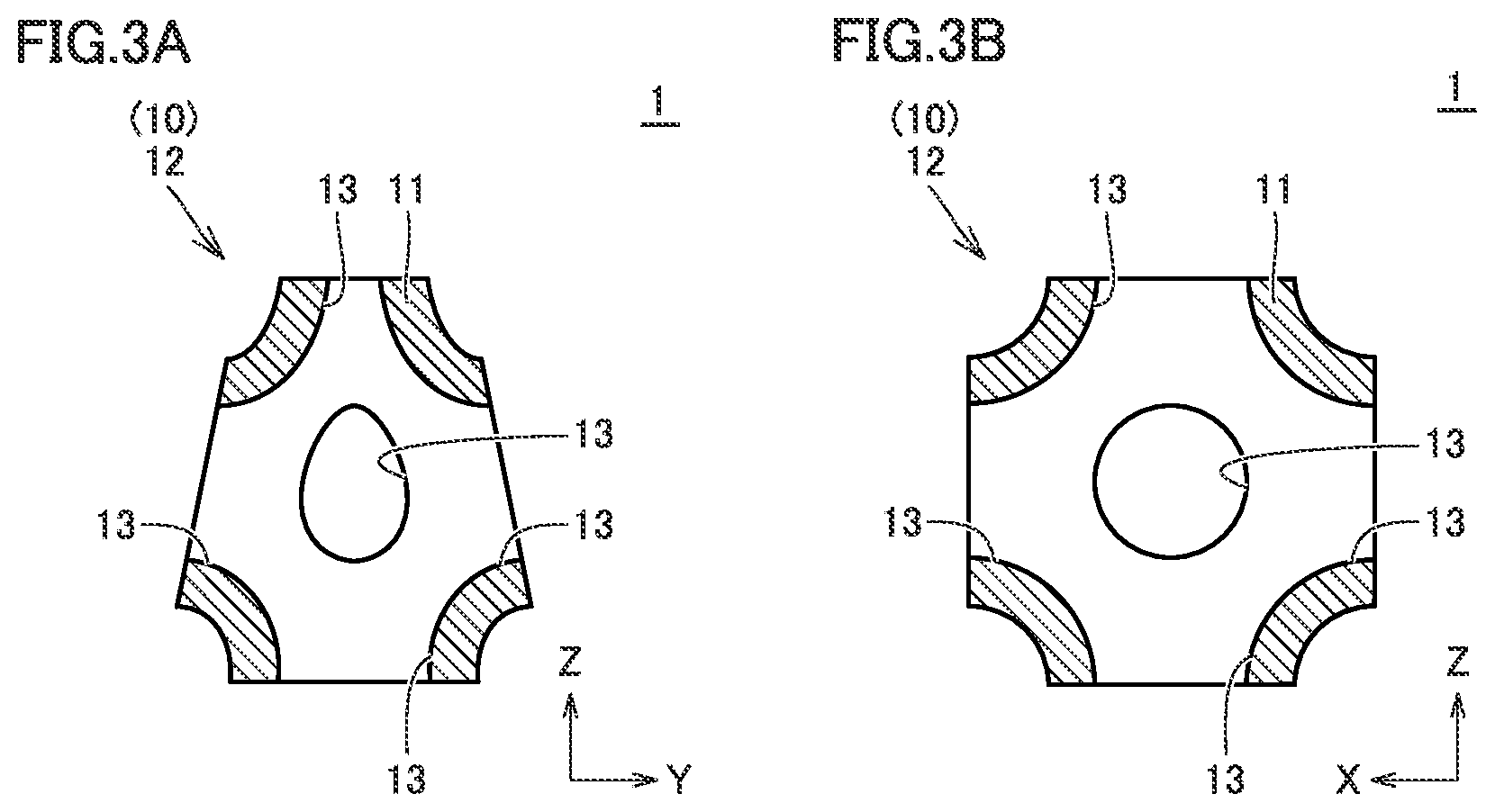 Patent US12324479 Figure 3 – Shock absorber, shoe sole, and shoe