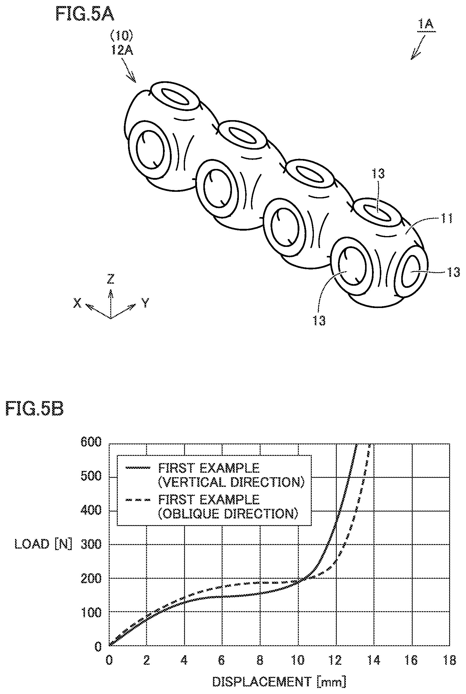 Patent US12324479 Figure 5 – Shock absorber, shoe sole, and shoe